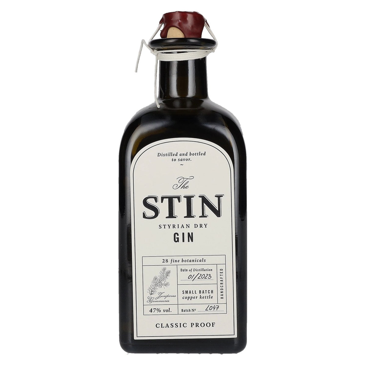 The STIN Styrian Dry Gin 47% vol. 0.5 l