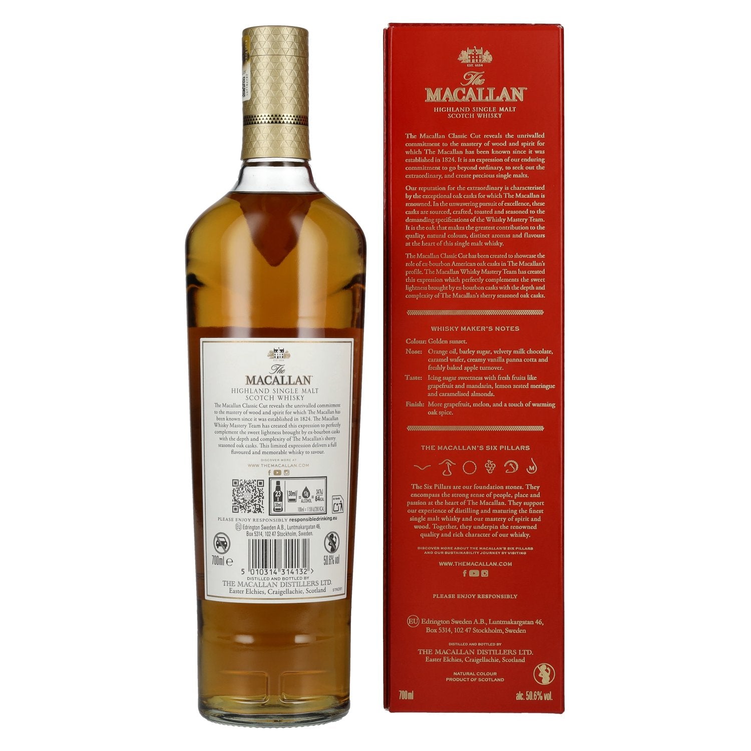 The Macallan CLASSIC CUT Limited Edition 2025 50,6% Vol. 0,7l in gift box