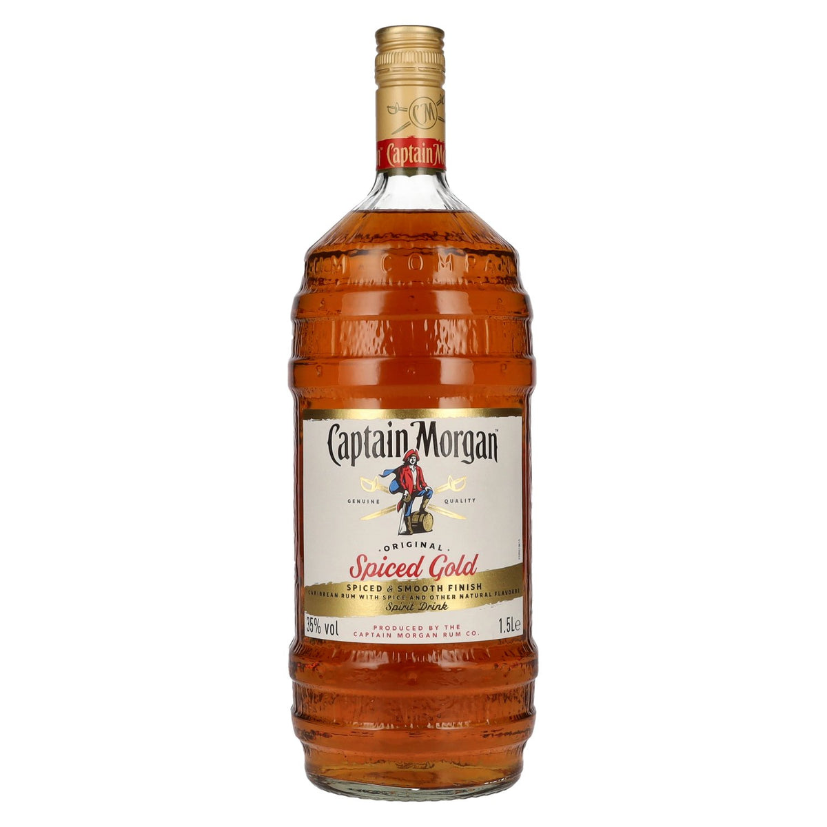 Captain Morgan Original Spiced Gold Barrel Bottle Limited Edition 35% vol. 1,5l