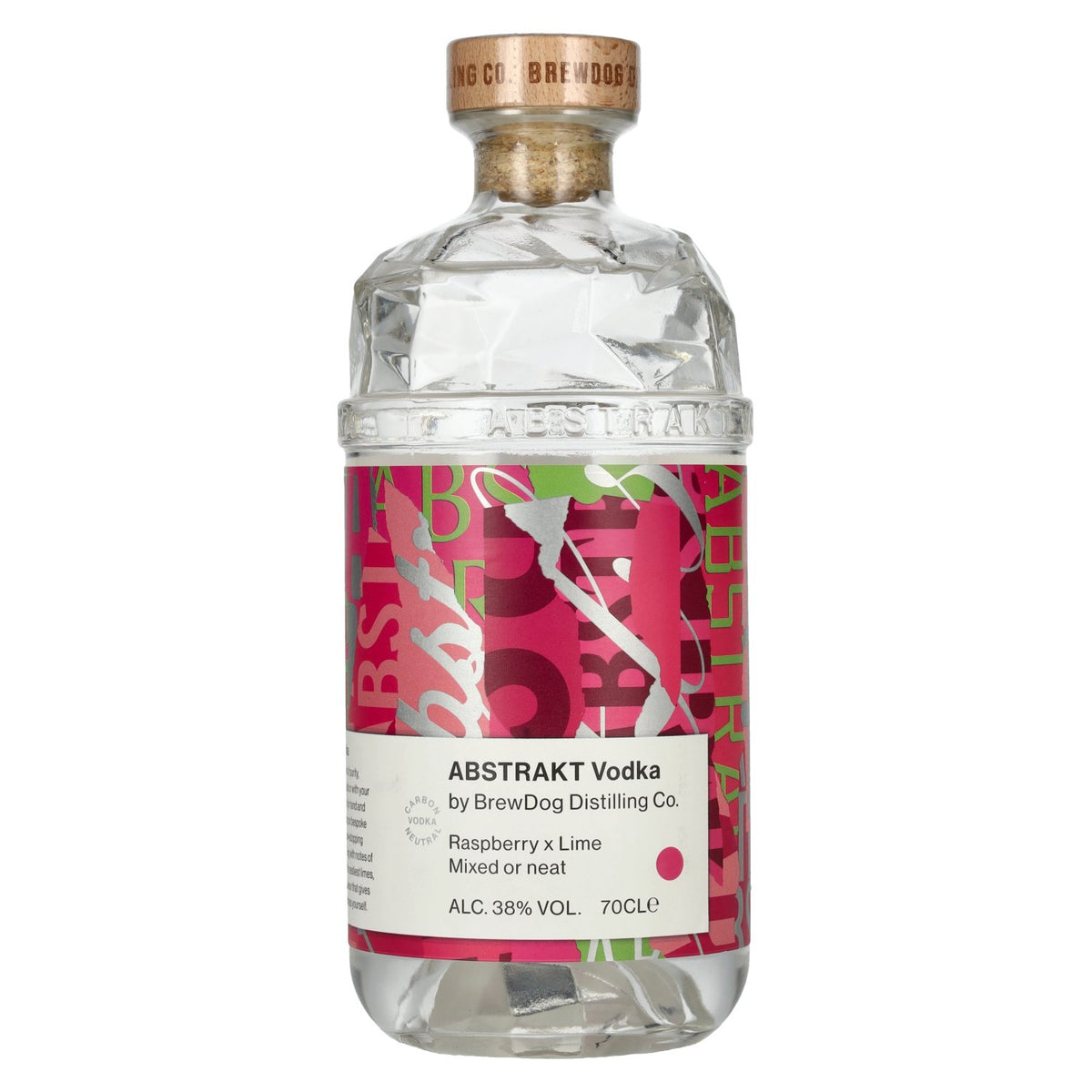 BrewDog ABSTRAKT RASPBERRY X LIME Vodka 38% Vol. 0,7l