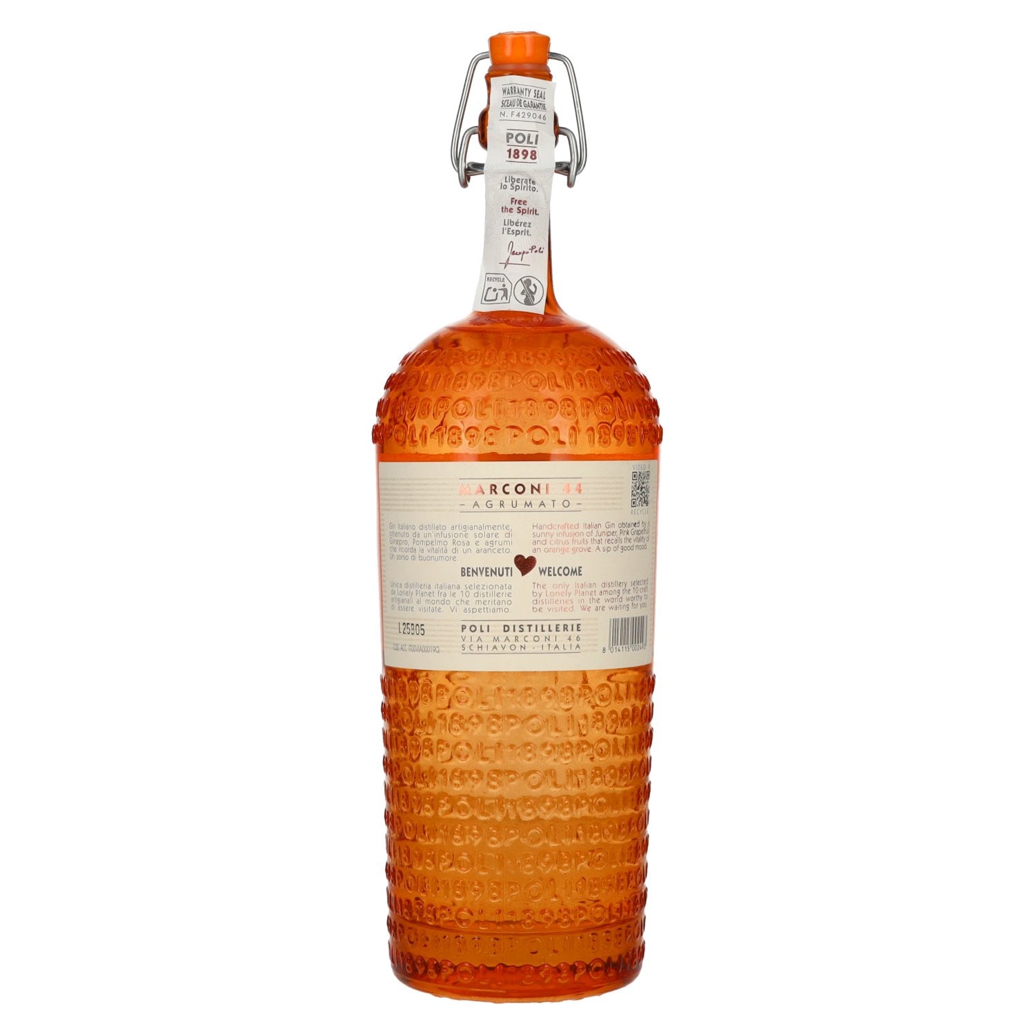 Poli Marconi 44 Agrumato Gin 44% vol. 0,7l