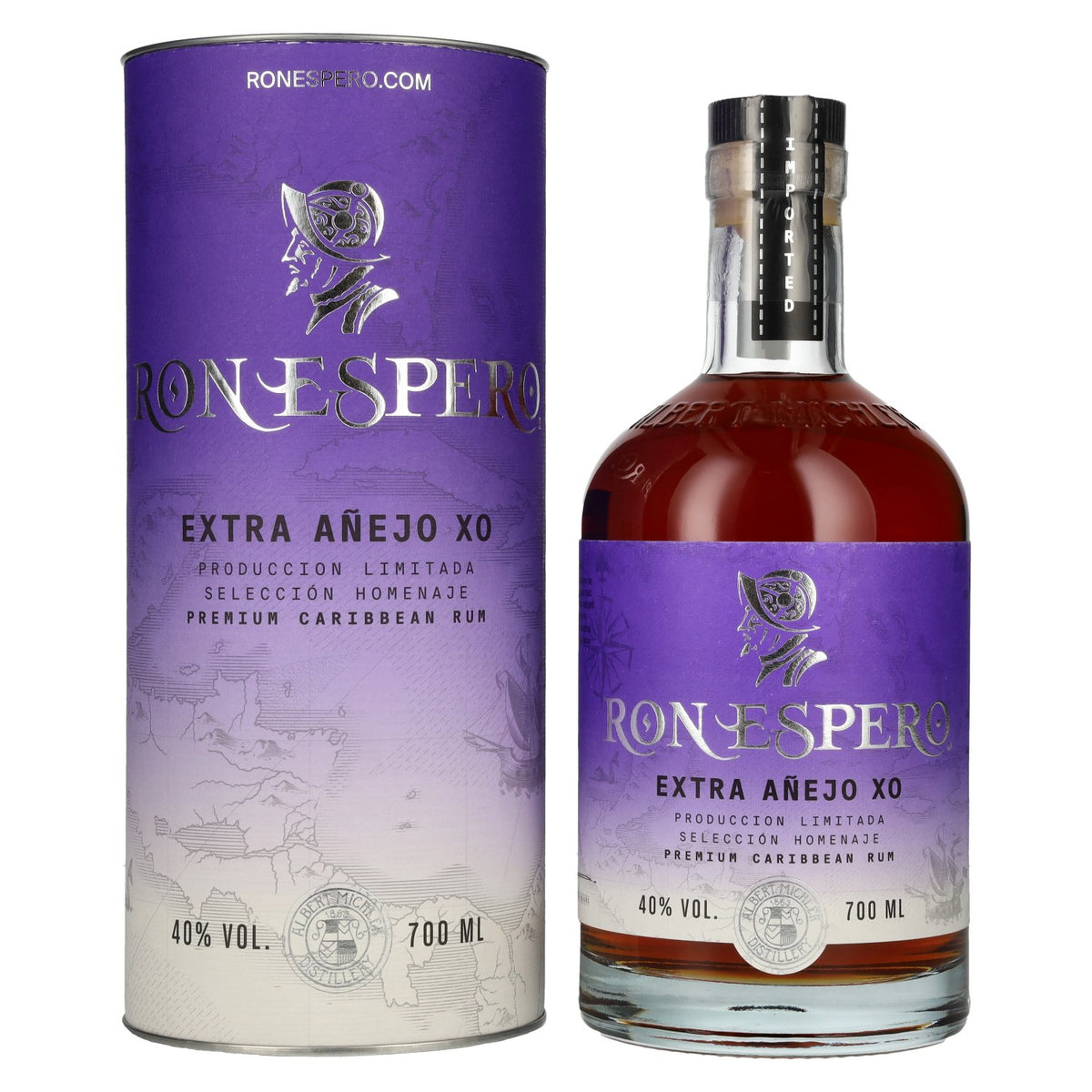 Ron Espero Extra Añejo XO Selección Homenaje Produccion Limitada 40% Vol. 0,7l in gift box