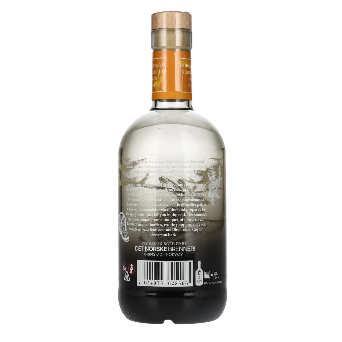 Harahorn Norwegian Orange Dry Gin 42% vol. 0,5l