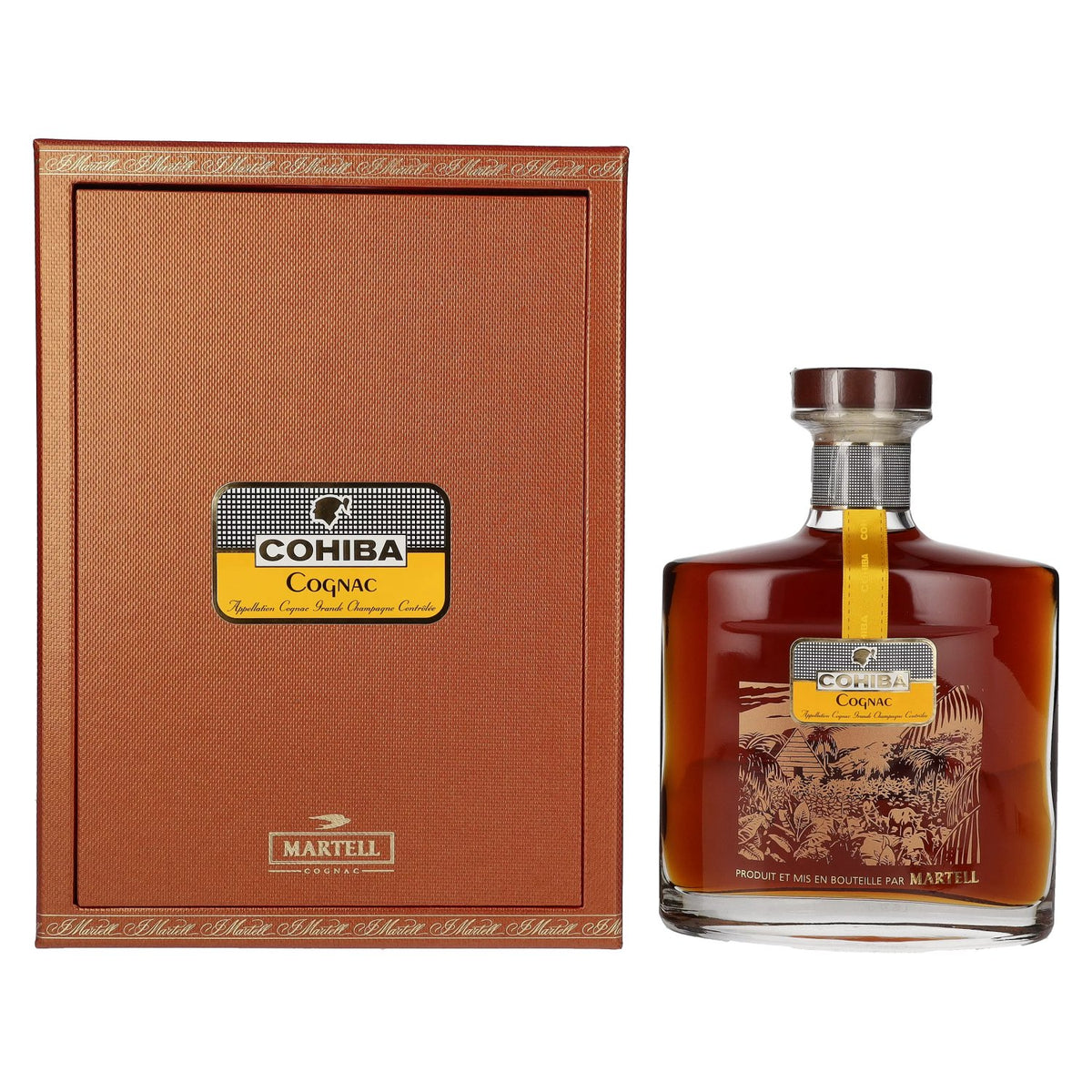 Martell Cohiba Grande Champagne Cognac 43% vol. 0,7l en boîte cadeau