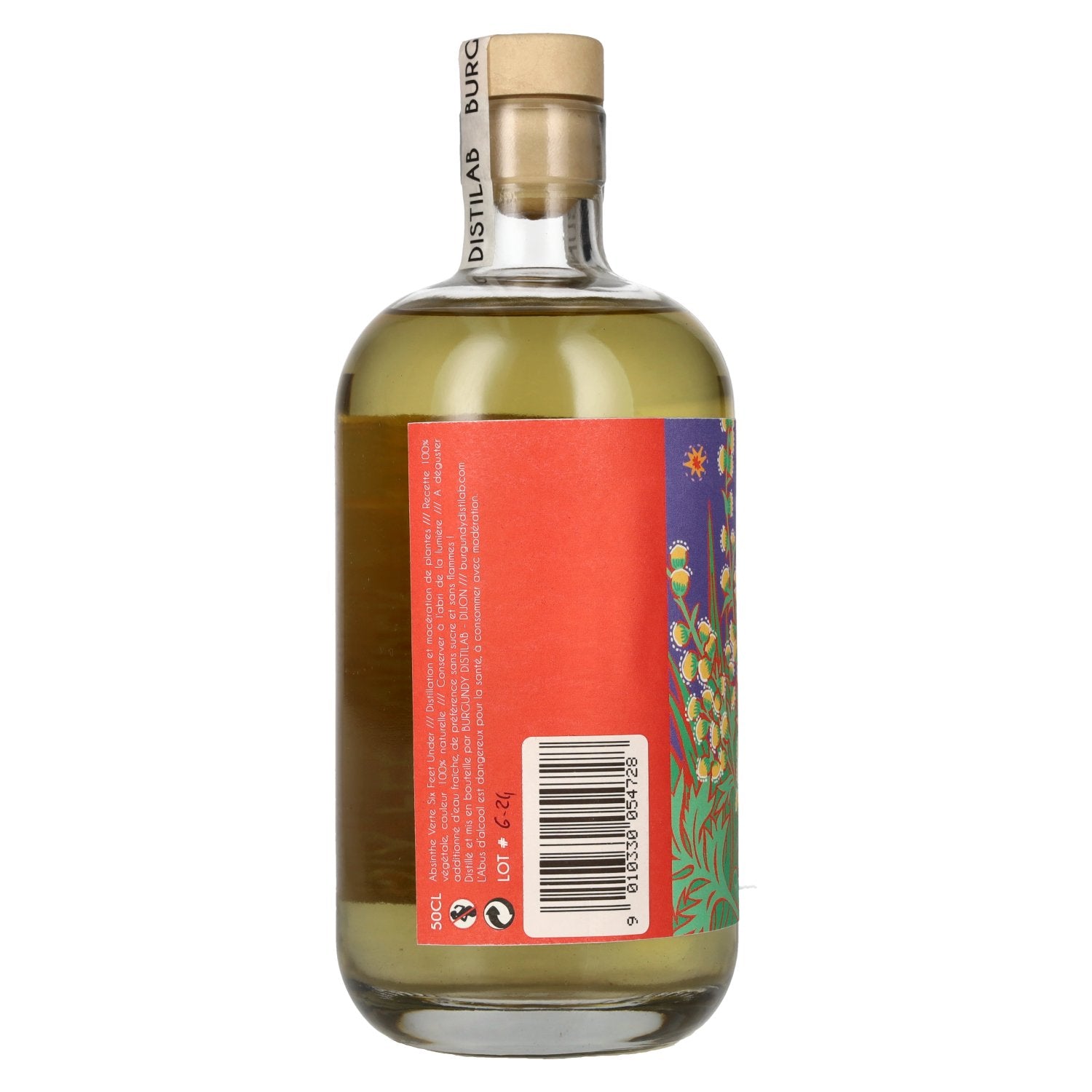 Burgundy Distilab Absinthe Six Feet Under 72% Vol. 0,5l