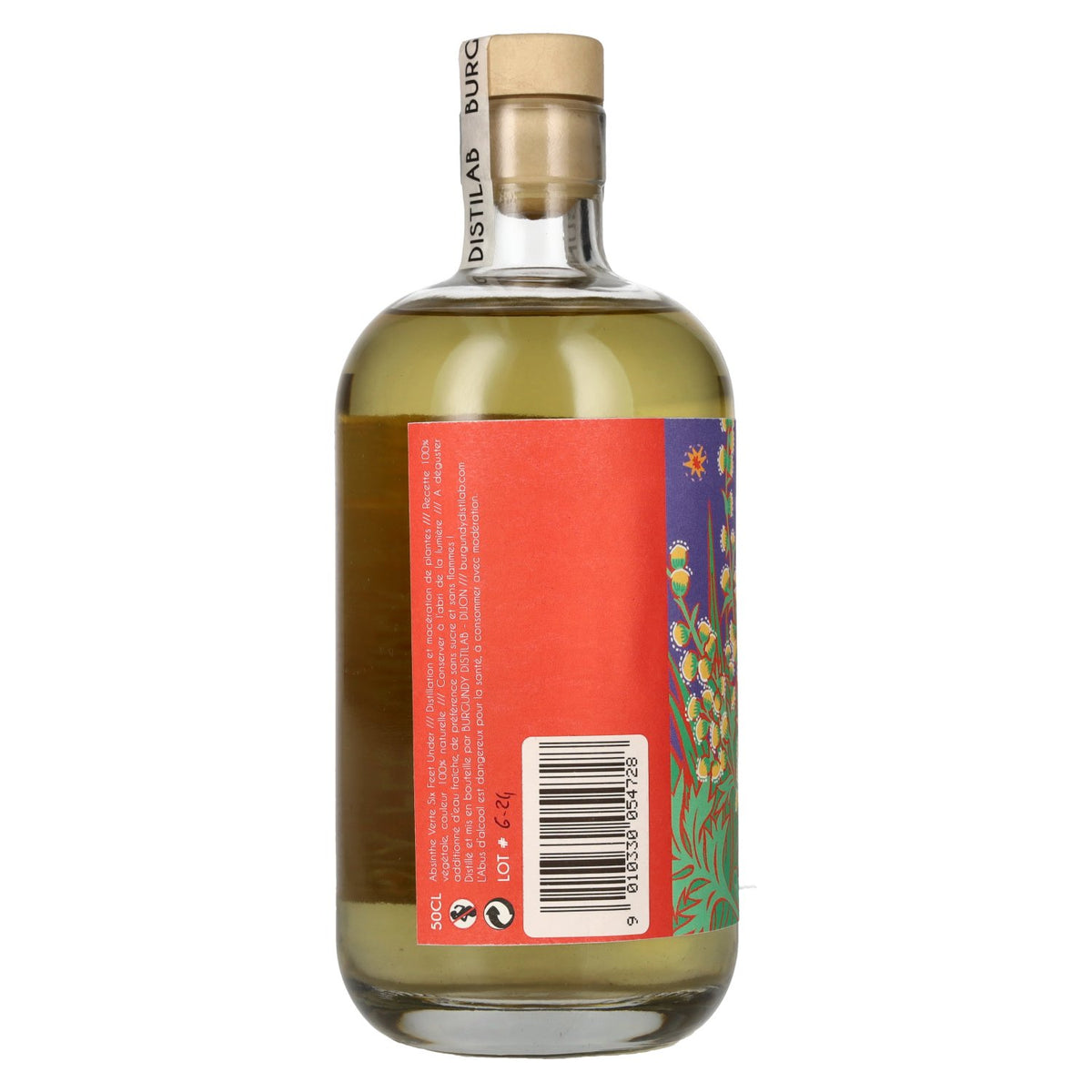 Burgundy Distilab Absinthe Six Feet Under 72% Vol. 0,5l