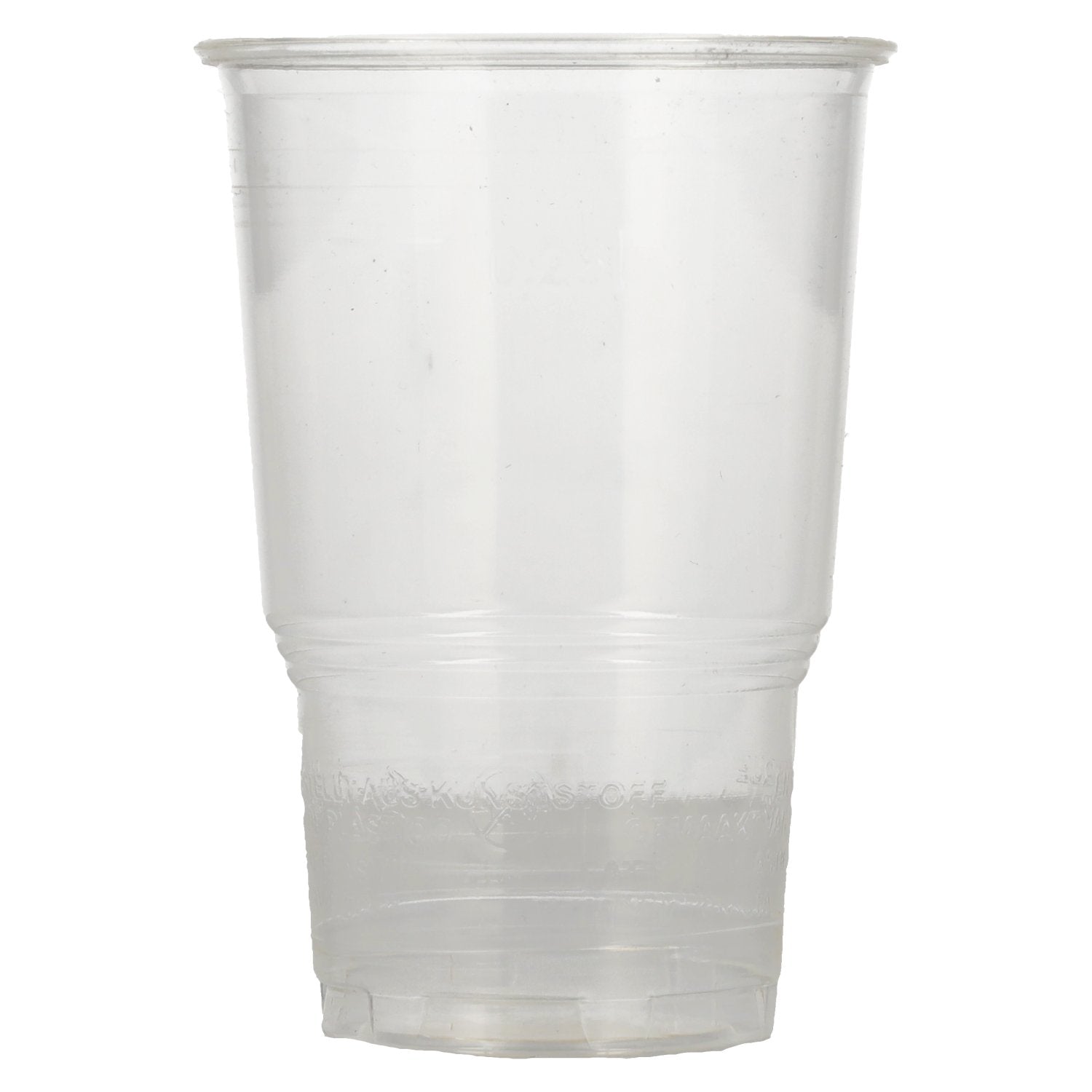 Cup PLA cold drinks pure crystal clear 70x0.25l
