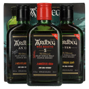 Ardbeg The Three MONSTERS OF SMOKE 46,7% vol. 3x0,2l en coffret cadeau