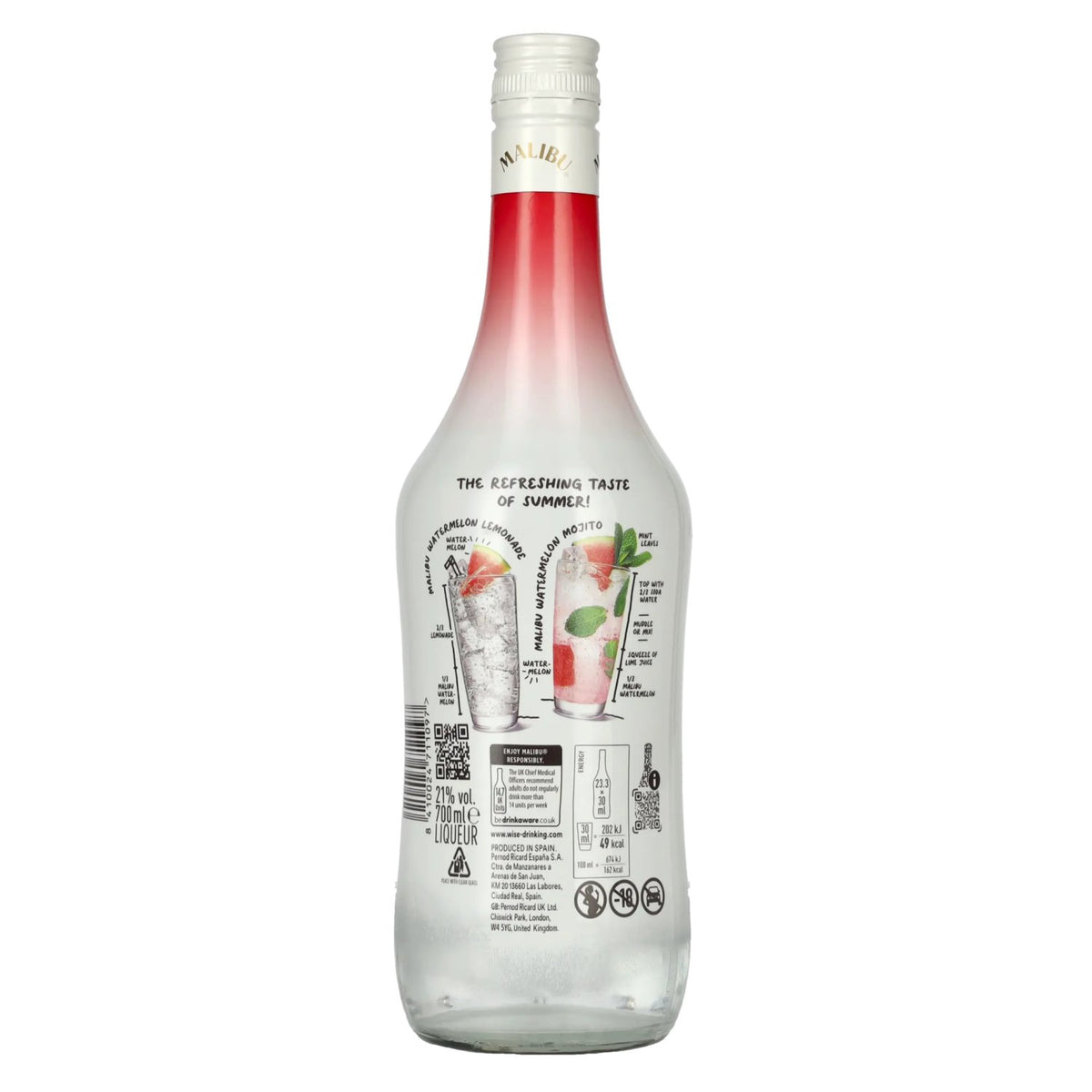 Malibu Watermelon Liqueur 21% Vol. 0,7l