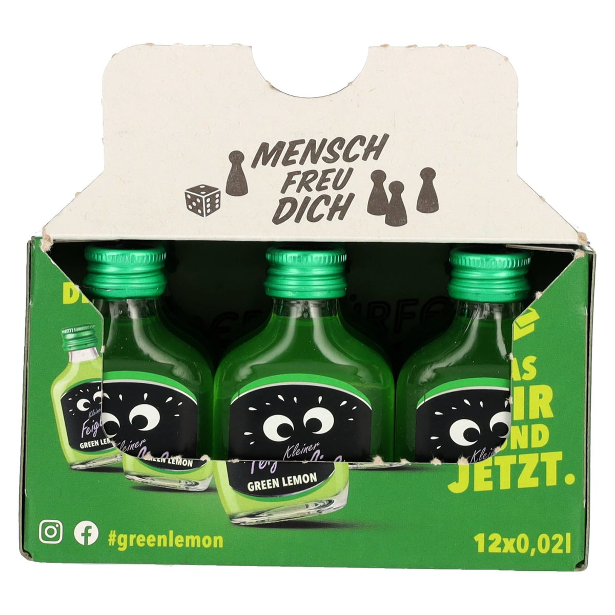 Kleiner Feigling Green Lemon 15% vol. 12x0,02l