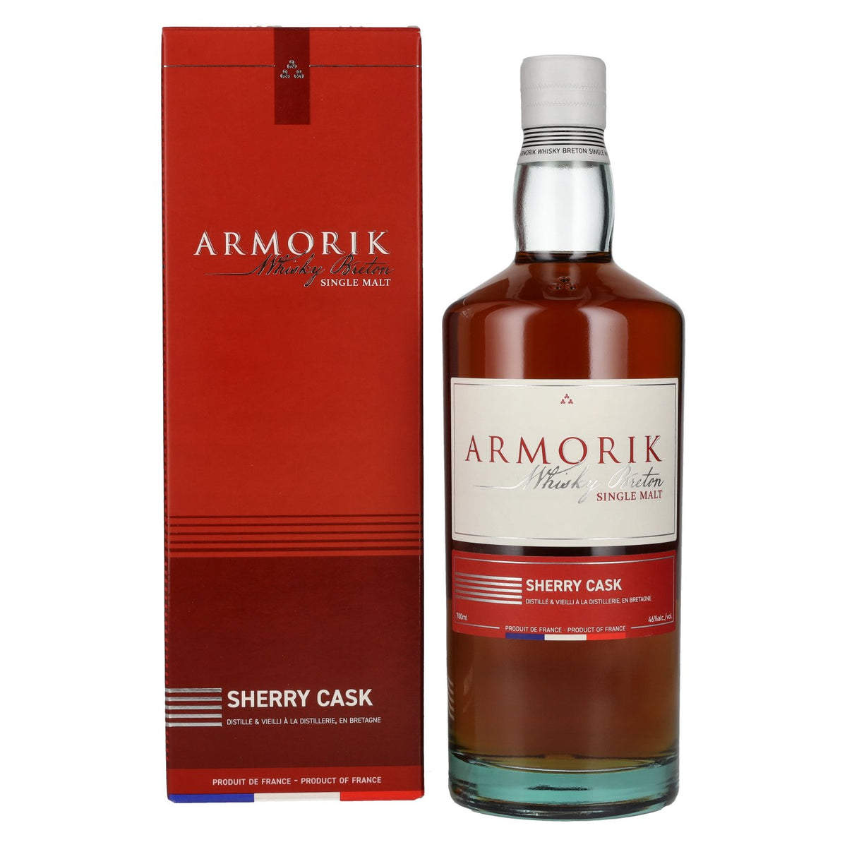 Armorik SHERRY CASK Whisky Breton Single Malt 46% Vol. 0,7l in gift box