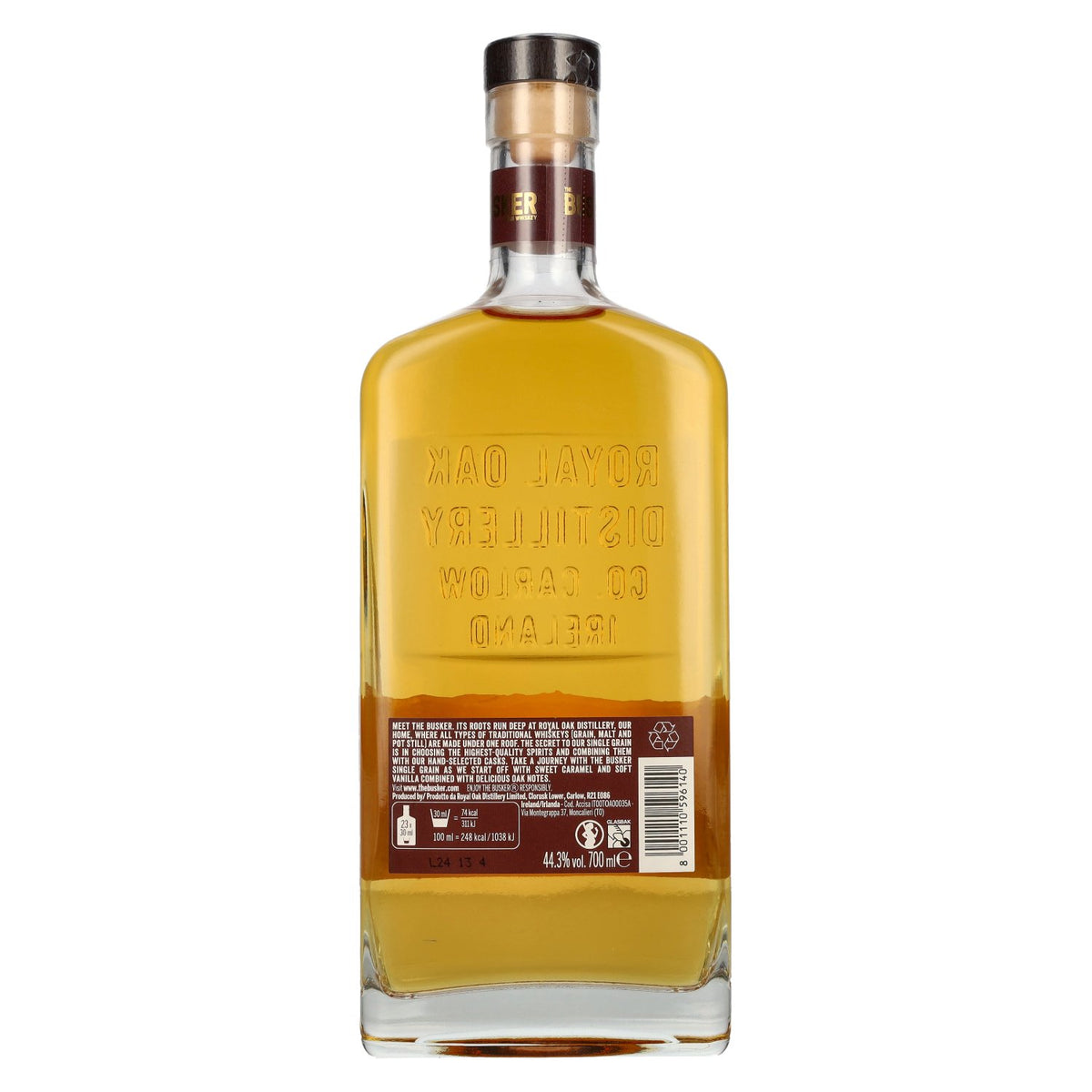 The Busker Single Grain Irish Whiskey 44,3 % vol. 0,7 l