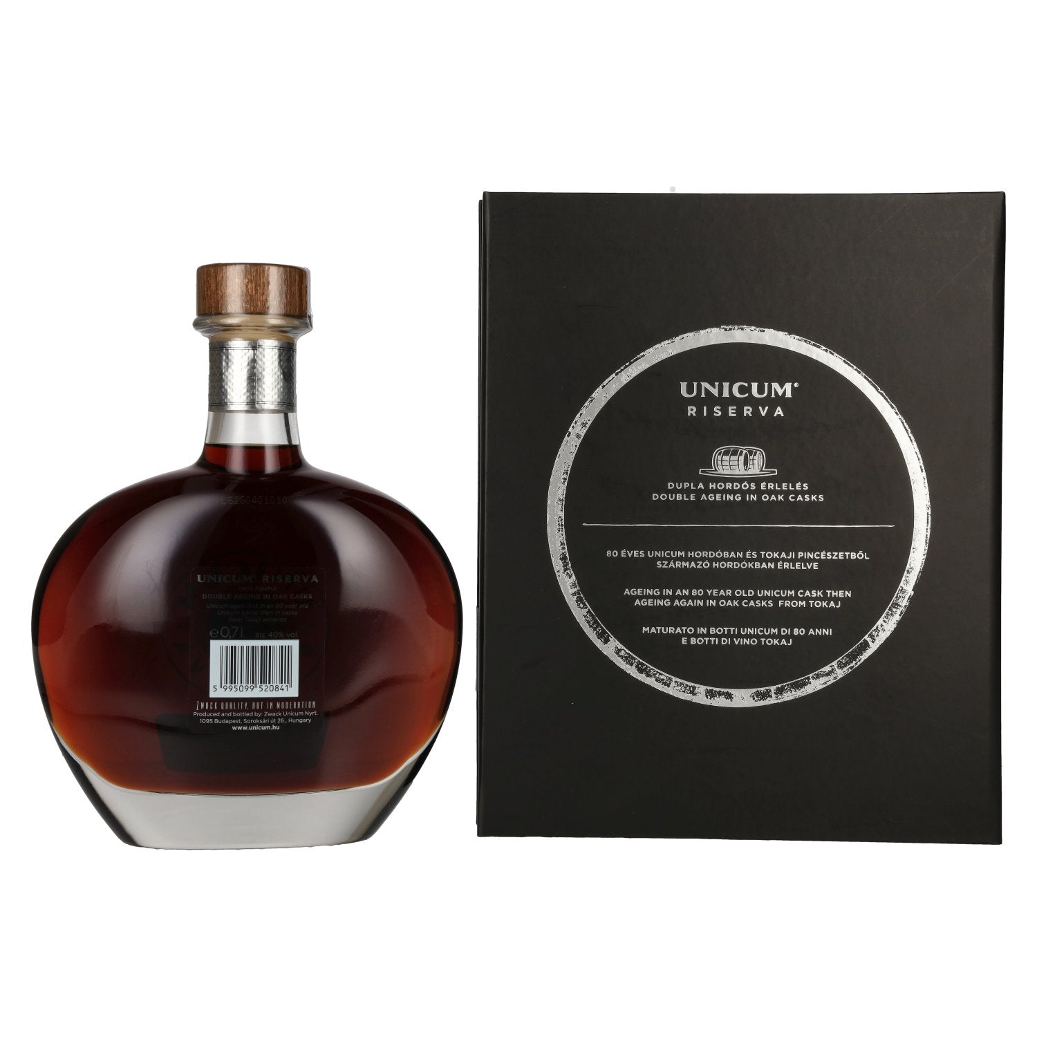Zwack Unicum Riserva 40% Vol. 0,7l in Geschenkbox