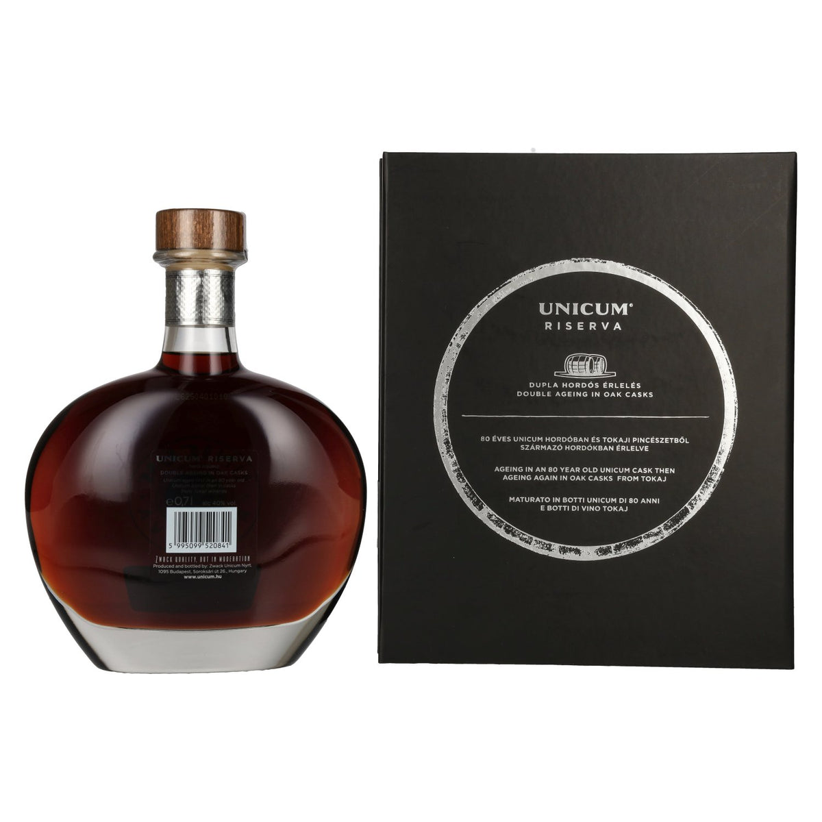 Zwack Unicum Riserva 40% Vol. 0,7l in gift box