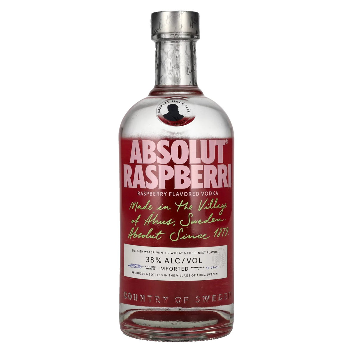 Absolut RASPBERRI Flavoured Vodka 38% vol. 0.7 l