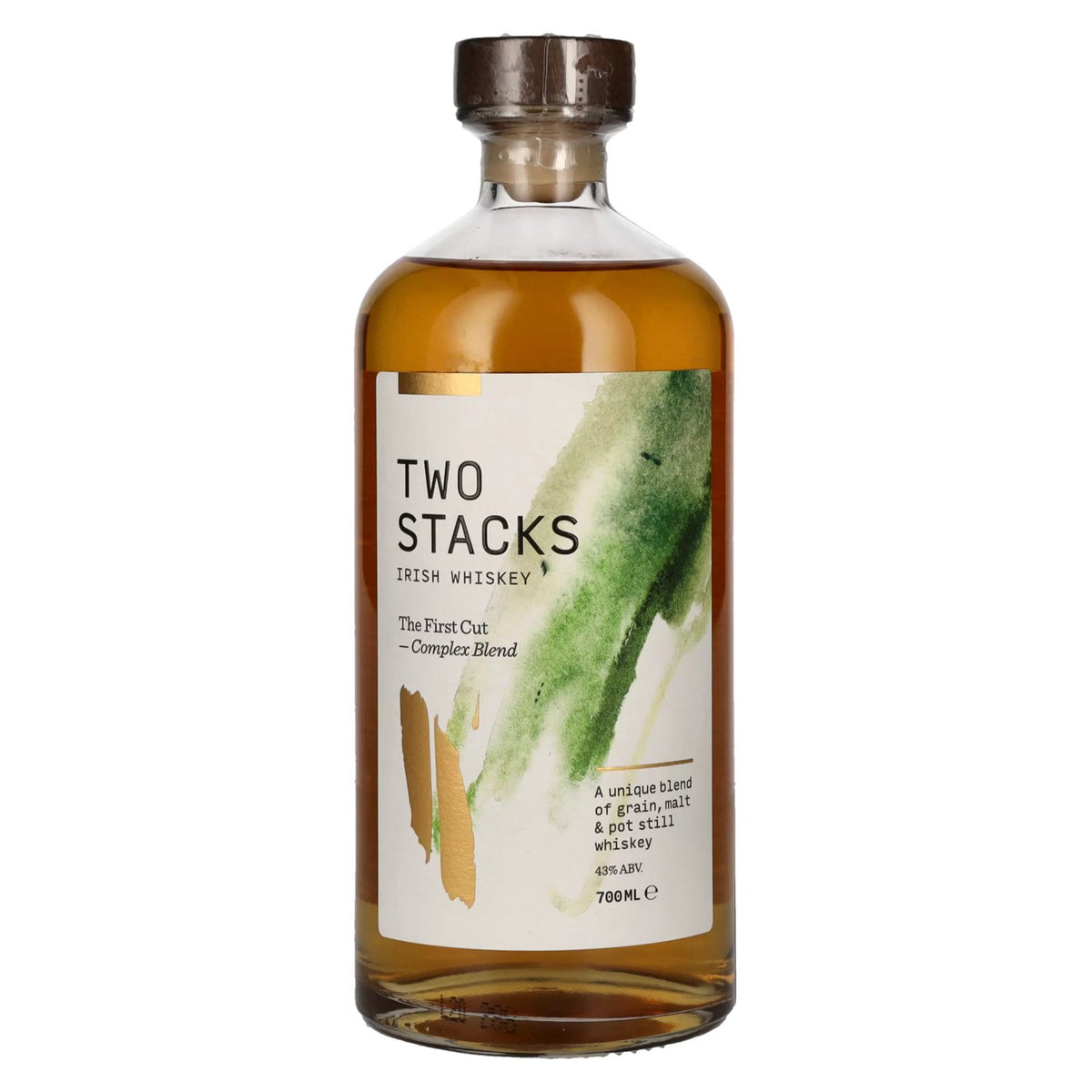Two Stacks THE FIRST CUT Irish Whiskey 43% ABV 0.7l