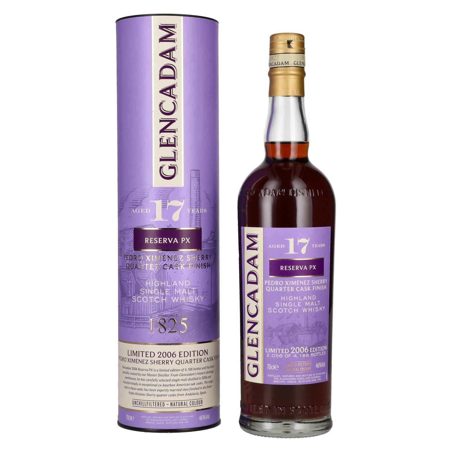 Glencadam 17 Years Old Reserva PX Sherry Quarter Cask Finish 46% Vol. 0,7l in Geschenkbox