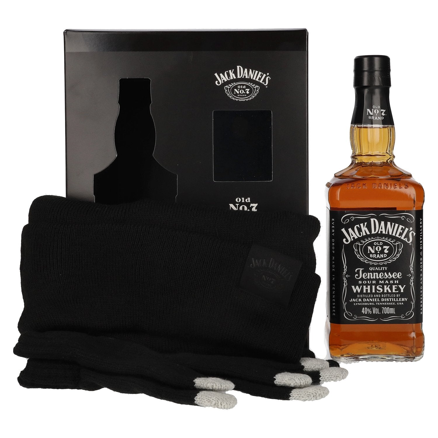 Jack Daniel's Tennessee Whiskey 40% Vol. 0,7l avec set d'hiver