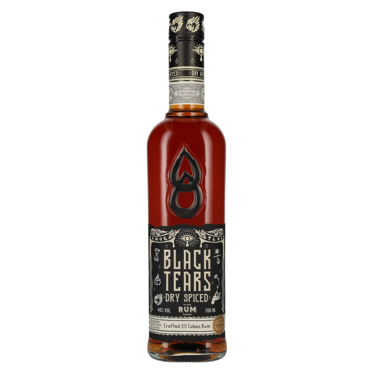 Black Tears Dry Spiced Spirit Drink 40% Vol. 0,7l