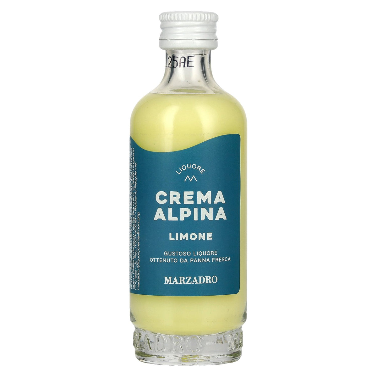 Marzadro Crema Alpina Lemon Liqueur 17% ABV 0.05l