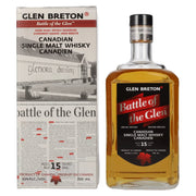 Glen Breton Battle of the Glen 15 Years Old Canadian Single Malt Whisky 43% Vol. 0,7l en coffret cadeau