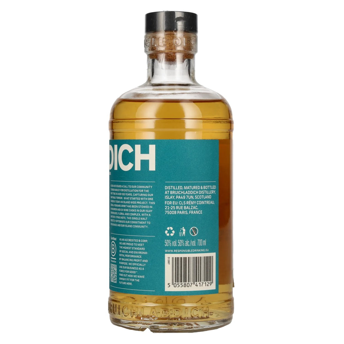 Bruichladdich ISLAY BARLEY 8 Years Old 2014 50% Vol. 0,7l