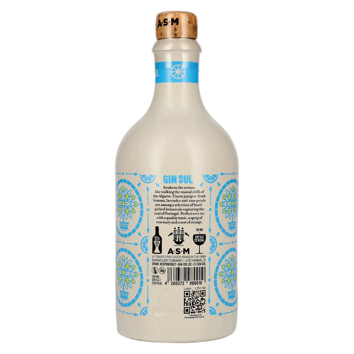 Gin Sul Dry Gin 43% Vol. 0,5l