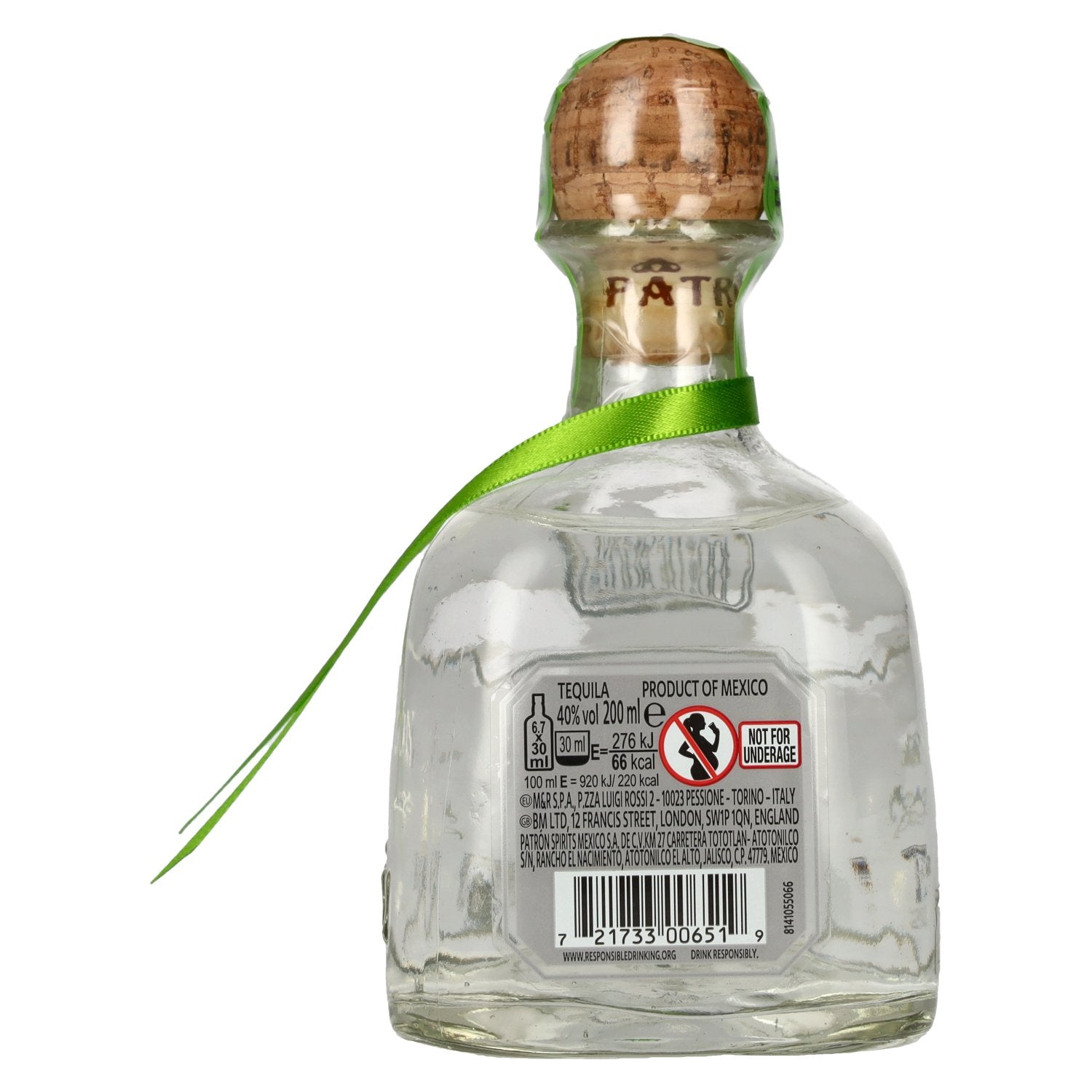 Patrón Tequila Silver 40% Vol. 0,2l