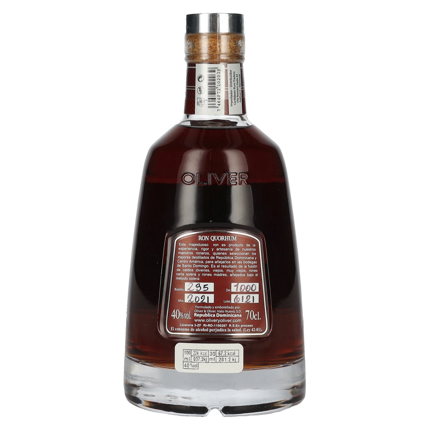 Ron Quorhum 30 Aniversario Oporto Finish 40% vol. 0,7l