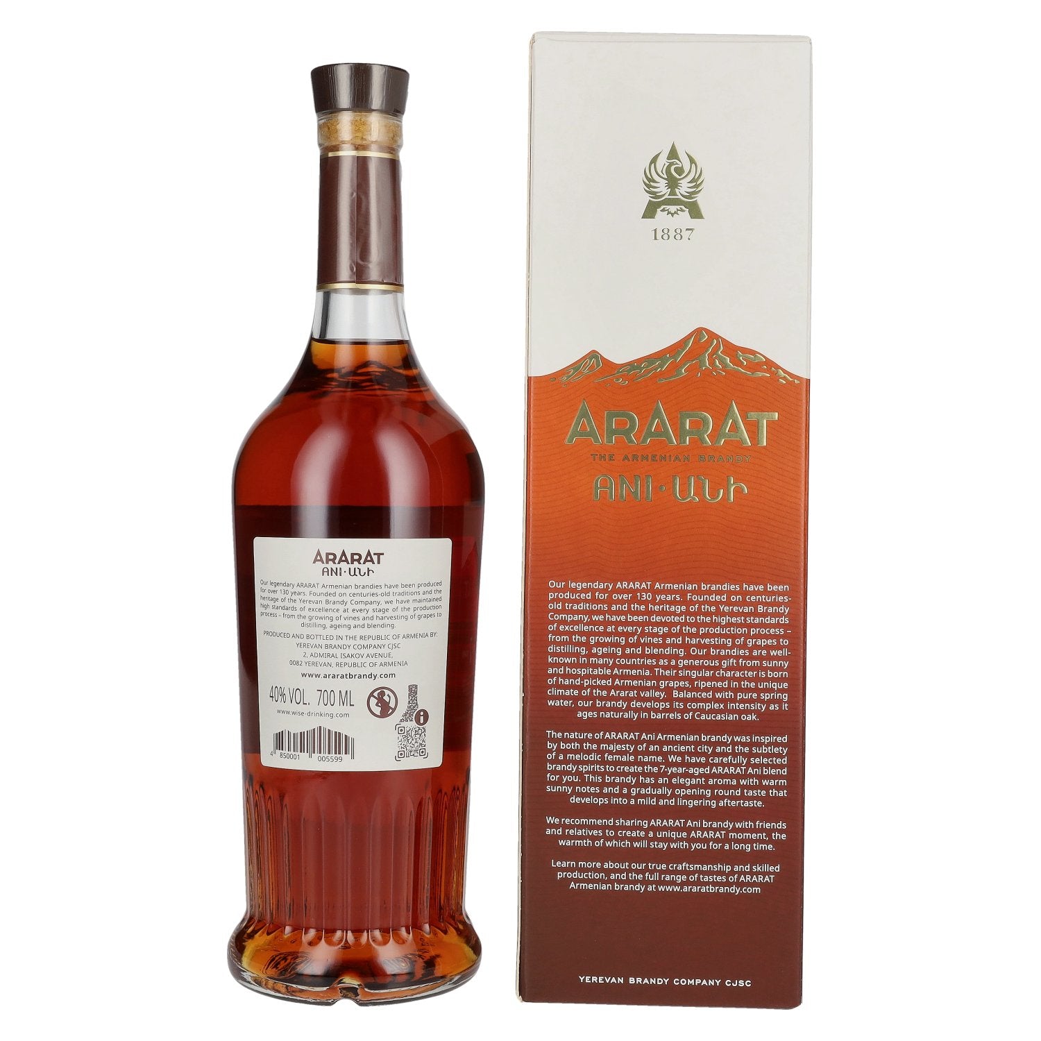 Ararat 7 Years Old 40% Vol. 0,7l in gift box