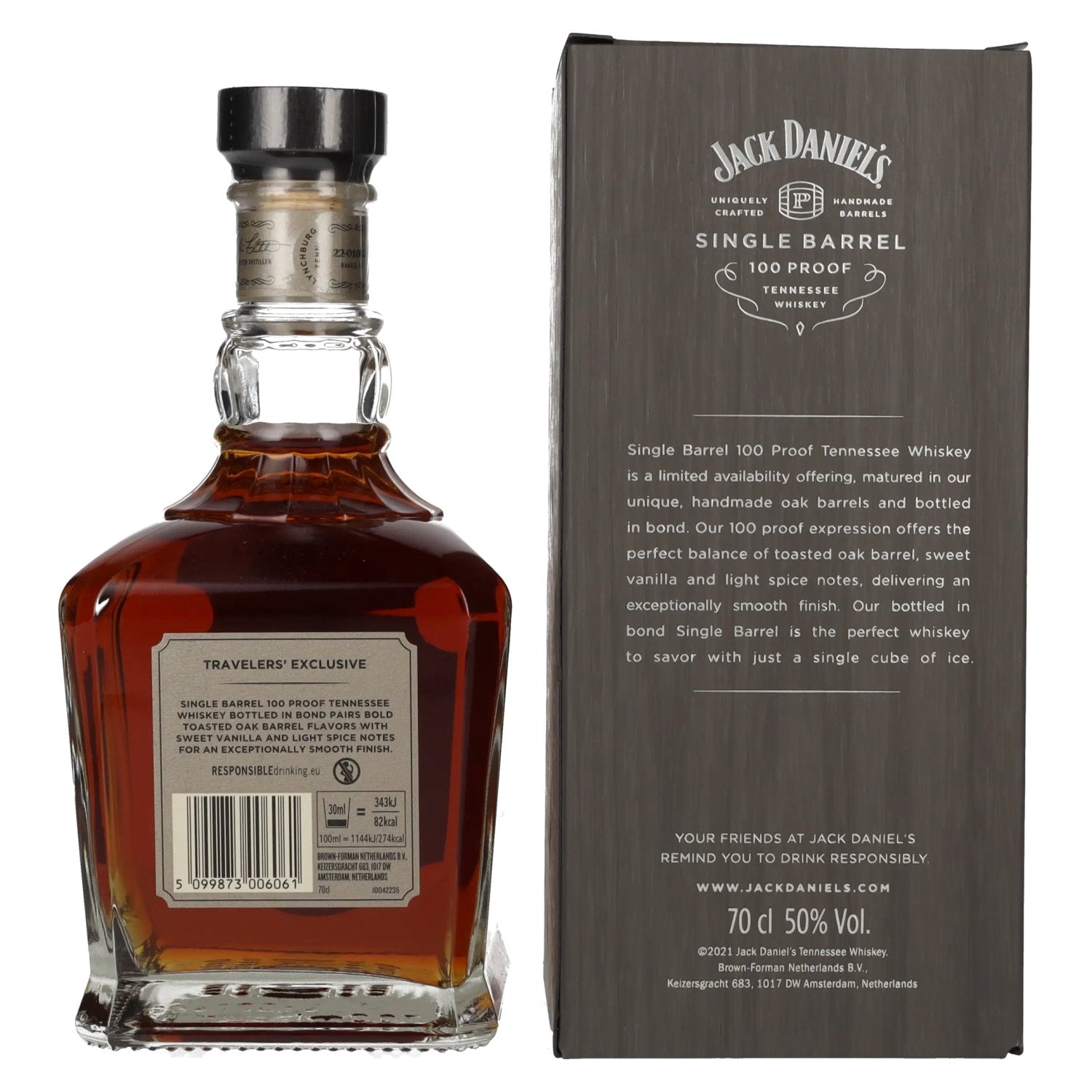 Jack Daniel's Single Barrel 100 Proof Limited Edition 50% vol. 0,7l en boîte cadeau