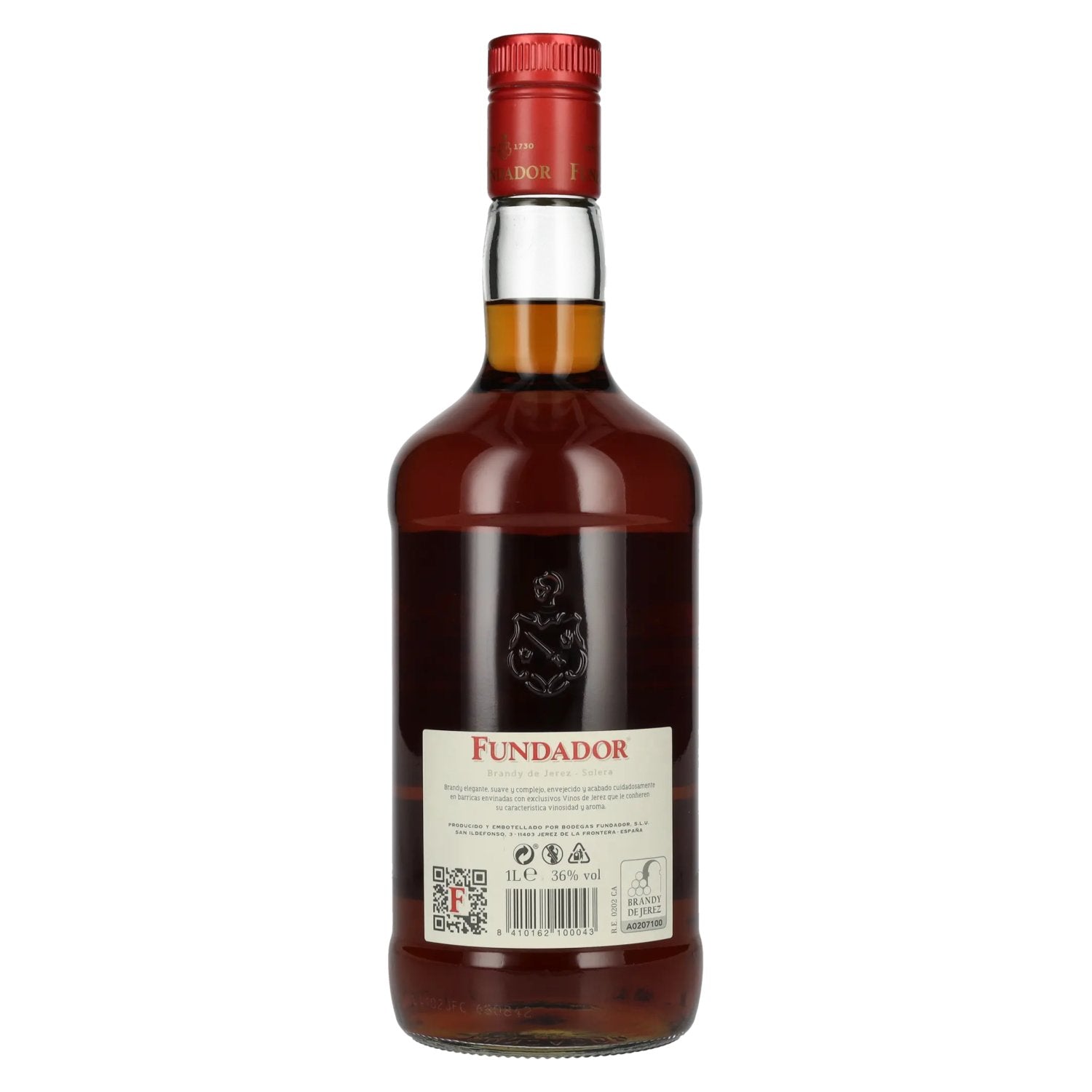 Fundador Solera Reserva Pedro Domecq Brandy de Jerez 36% Vol. 1l