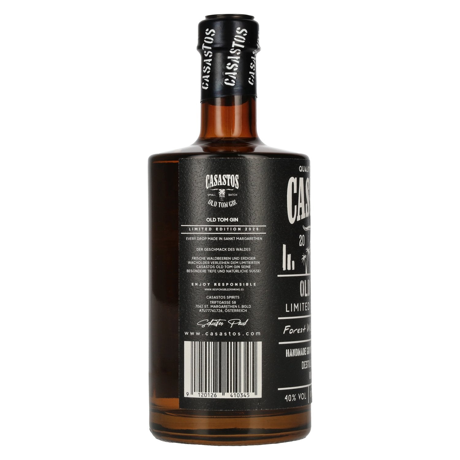 CASASTOS Old Tom Gin Forest Wild Berry Limited Edition 2025 40% Vol. 0.5l