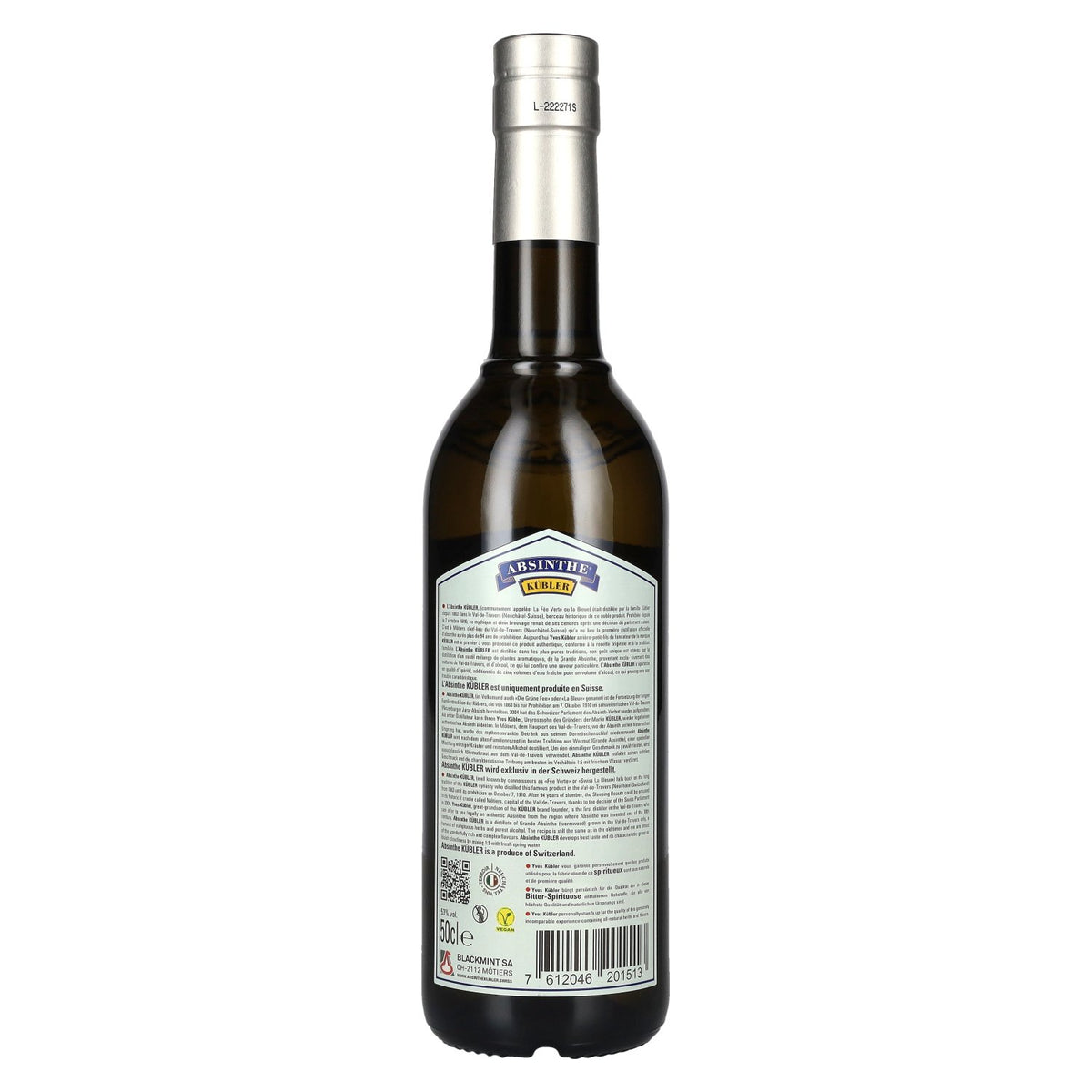 Absinthe Kübler 53 % vol., 0,5 l
