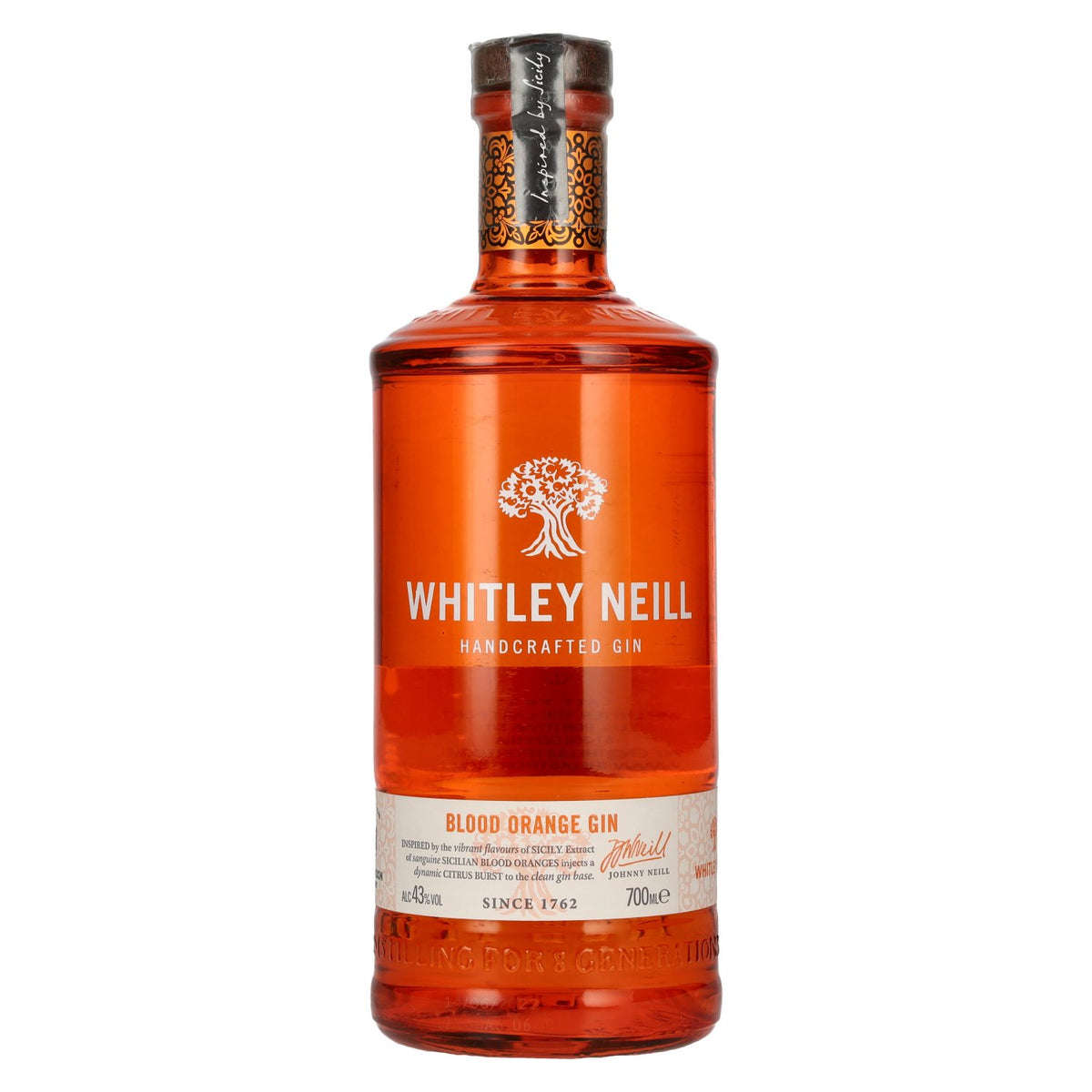 Whitley Neill BLOOD ORANGE GIN 43 % vol. 0,7 l
