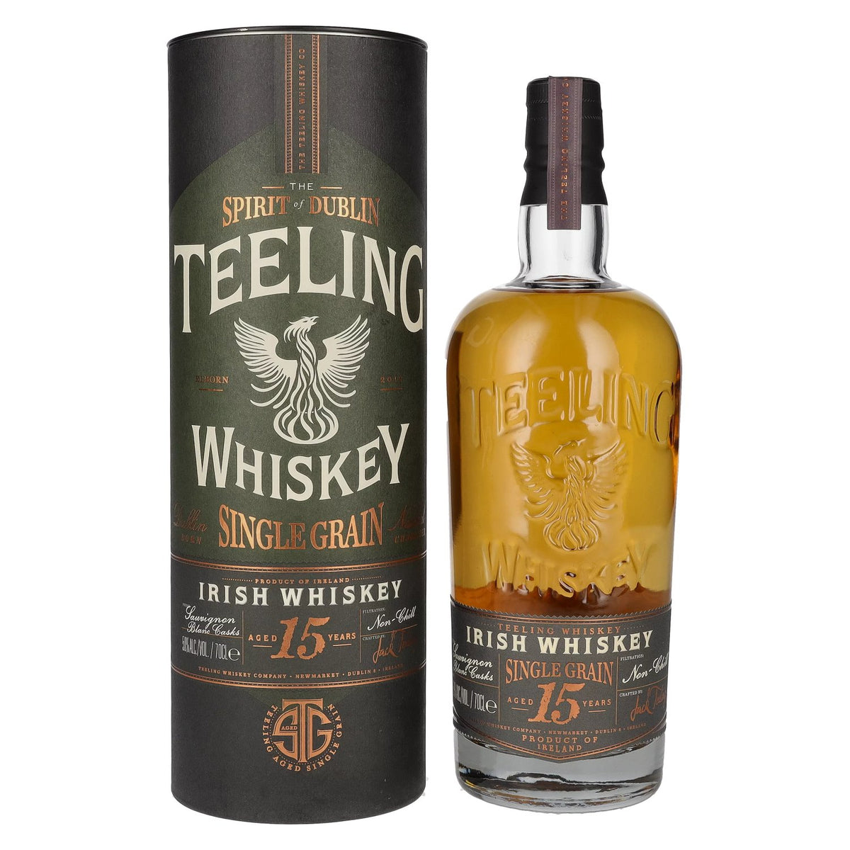 Teeling Whiskey SINGLE GRAIN 15 Years Old Sauvignon Blanc Cask 50% Vol. 0,7l in gift box