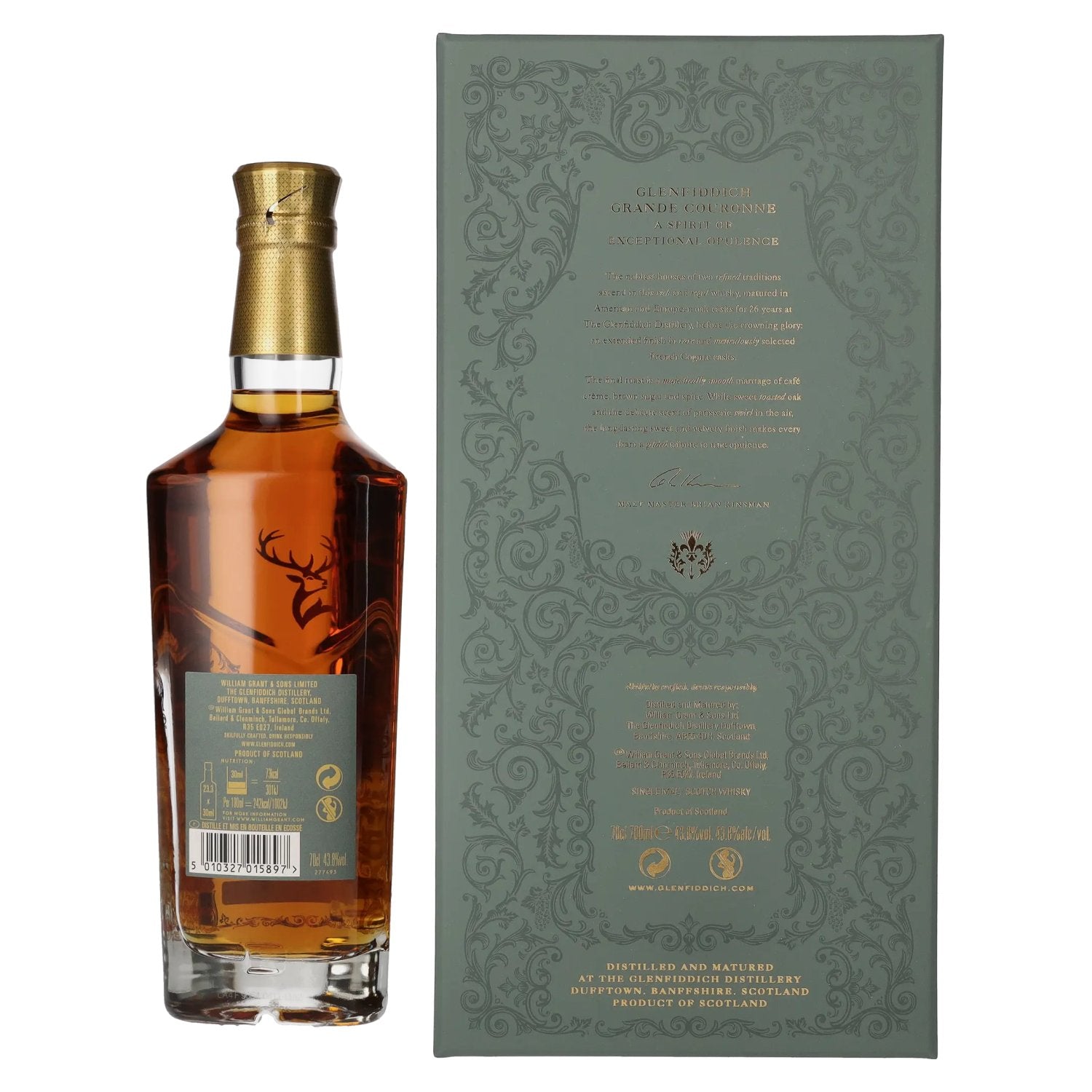 Glenfiddich 26 Years Old GRANDE COURONNE 43,8% Vol. 0,7l in Geschenkbox