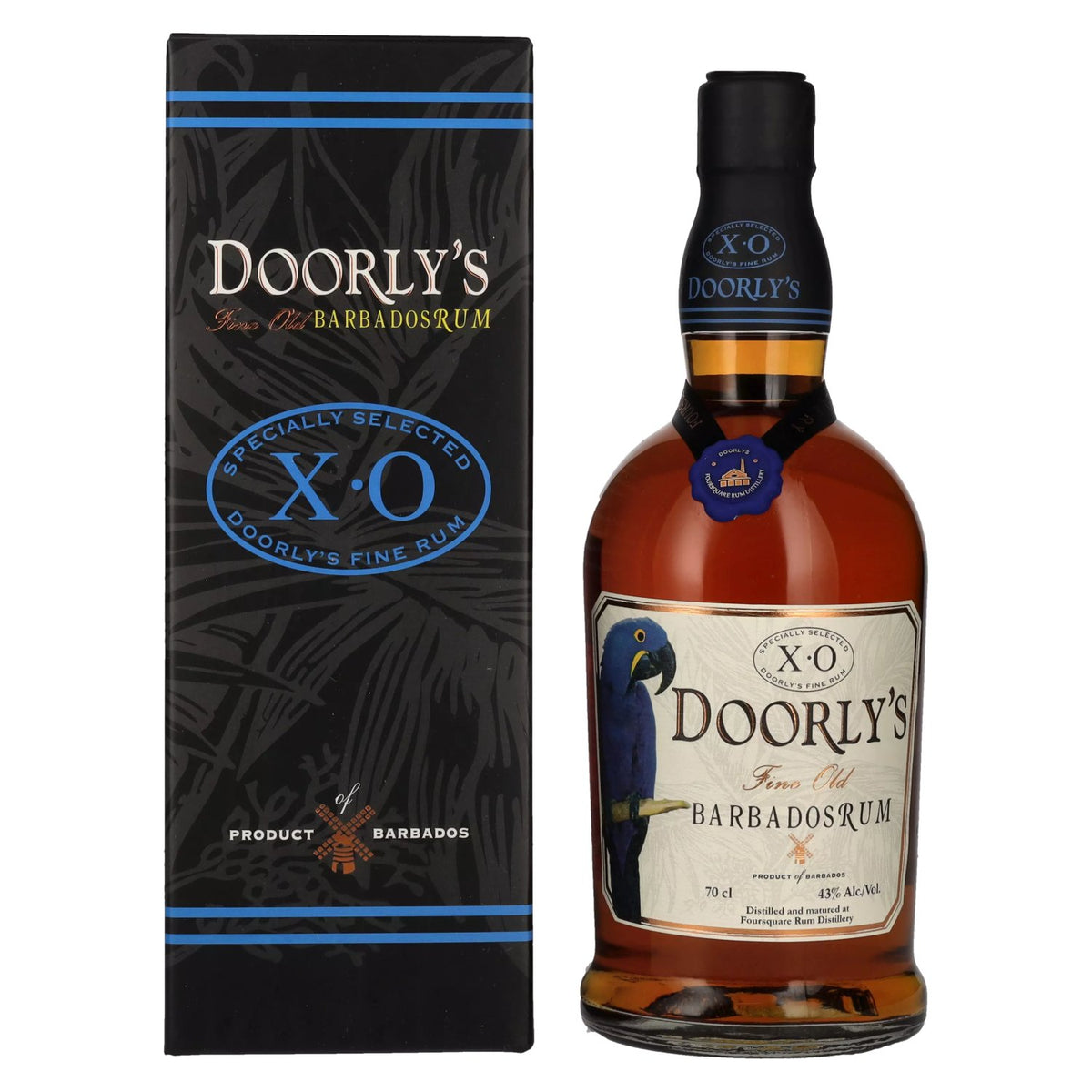 Doorly's XO Fine Old Barbados Rum 43% vol. 0,7l en boîte cadeau