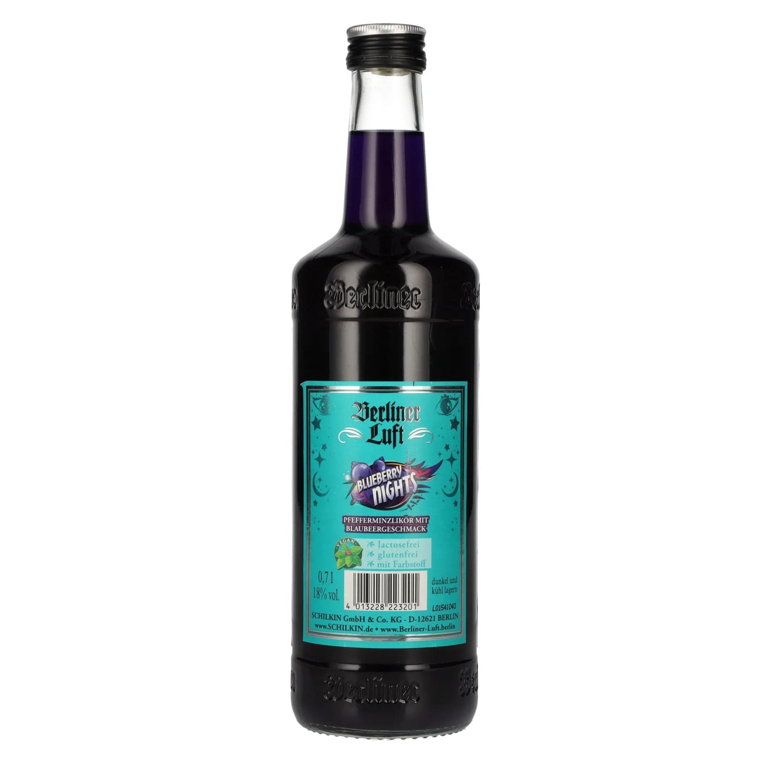 Berliner Luft BLUEBERRY NIGHT The Fresh Peppermint Liqueur 18% Vol. 0,7l