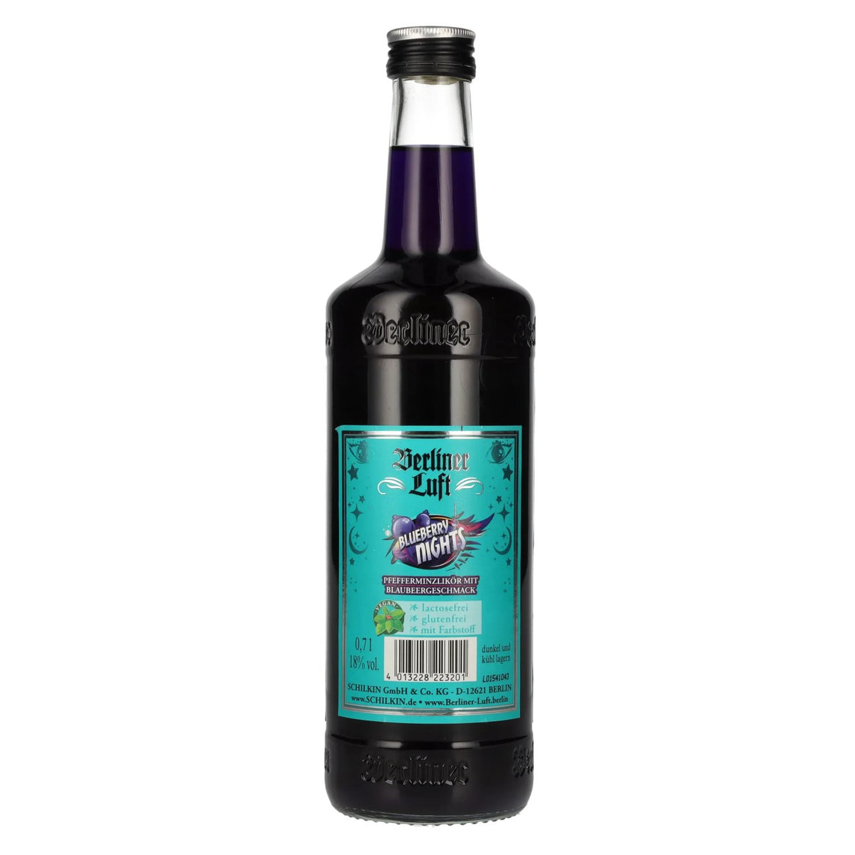 Berliner Luft BLUEBERRY NIGHT La fraîcheur de la liqueur de menthe 18% vol. 0,7l