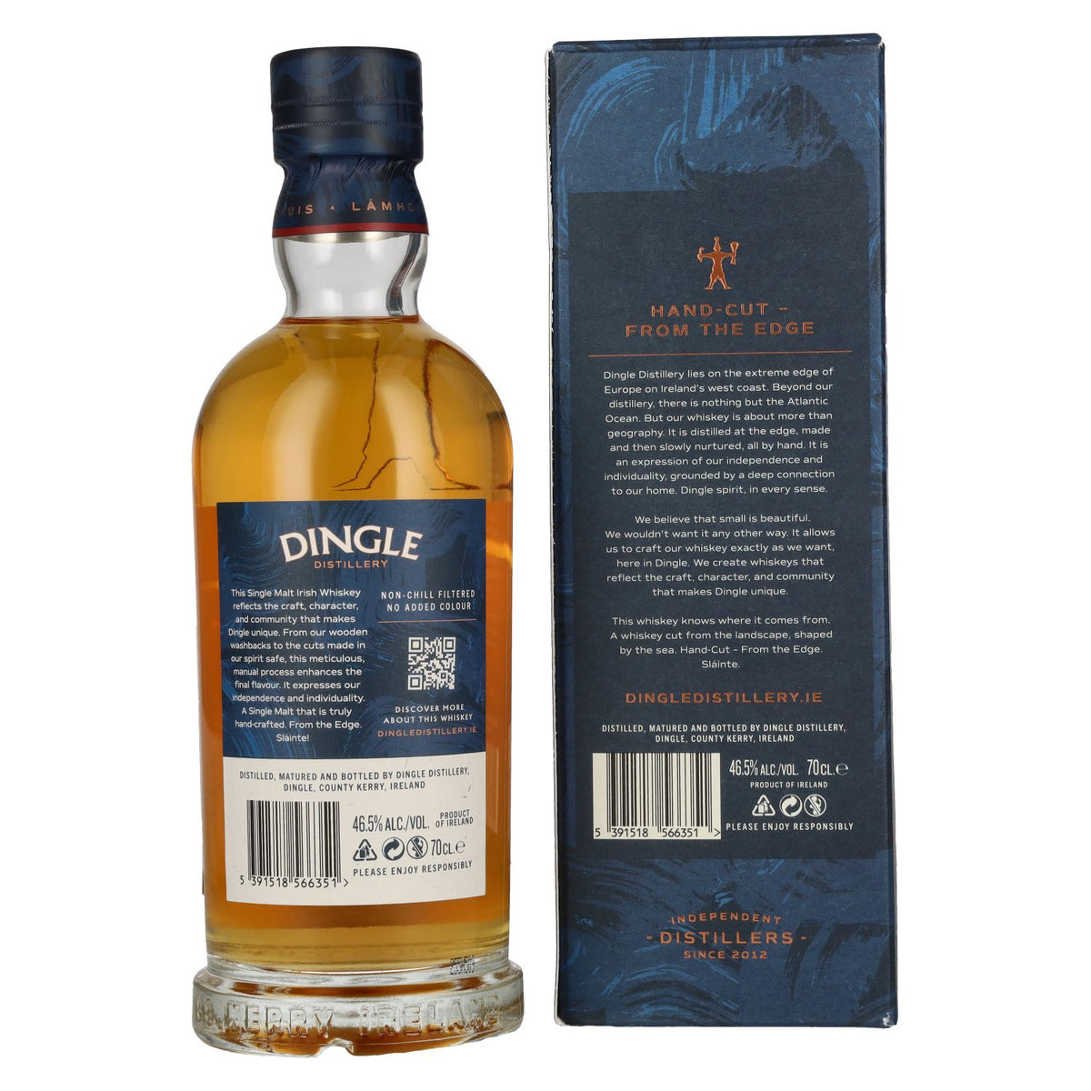 Dingle Single Malt Irish Whiskey Triple Distilled 46,5% Vol. 0,7l in gift box