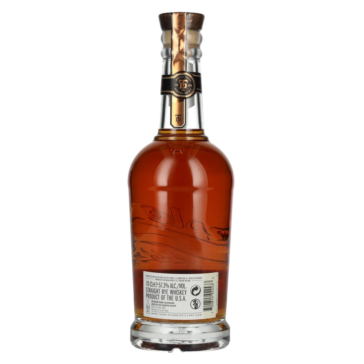Templeton Rye Barrel Strength Straight Rye Whiskey 2022 57,3% Vol. 0,7l