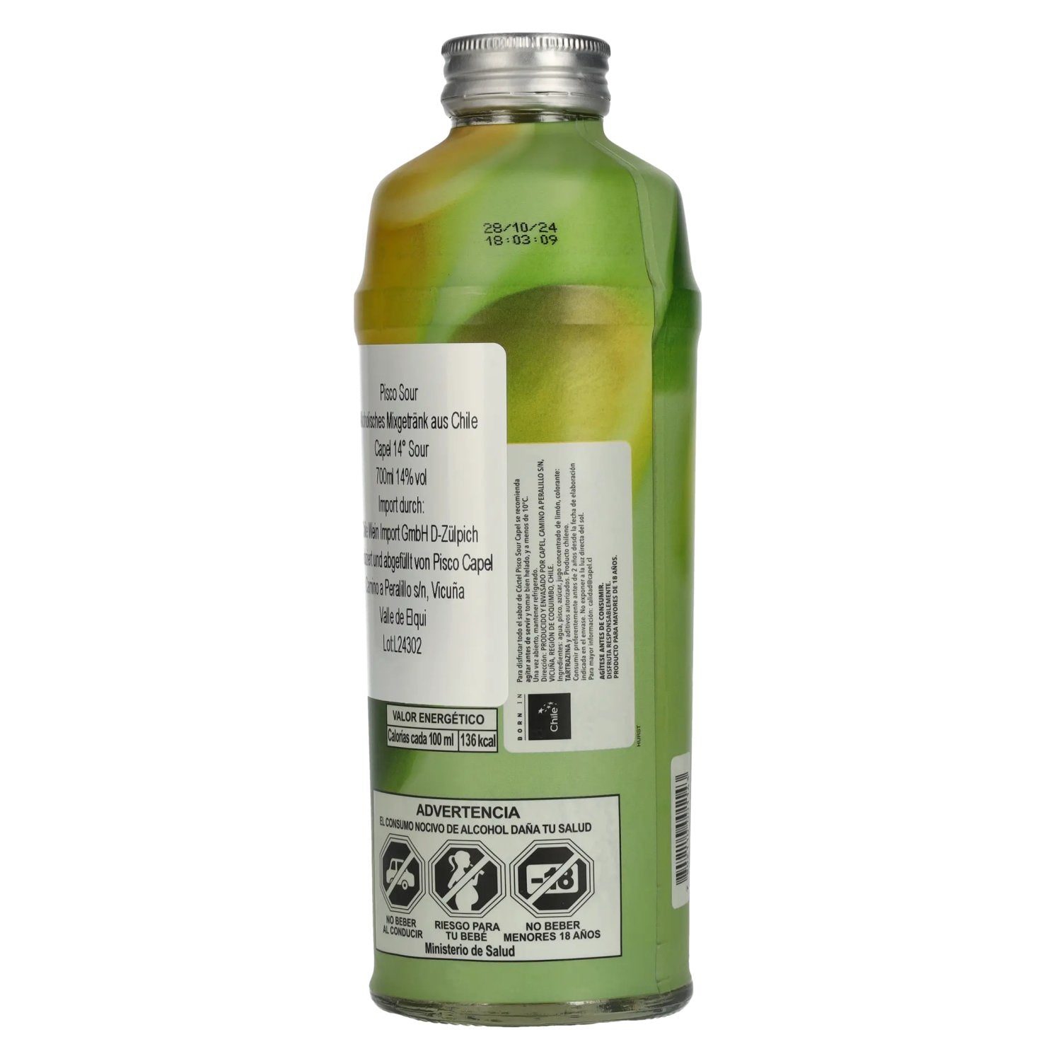 Pisco Capel PISCO SOUR 14% Vol. 0,7l