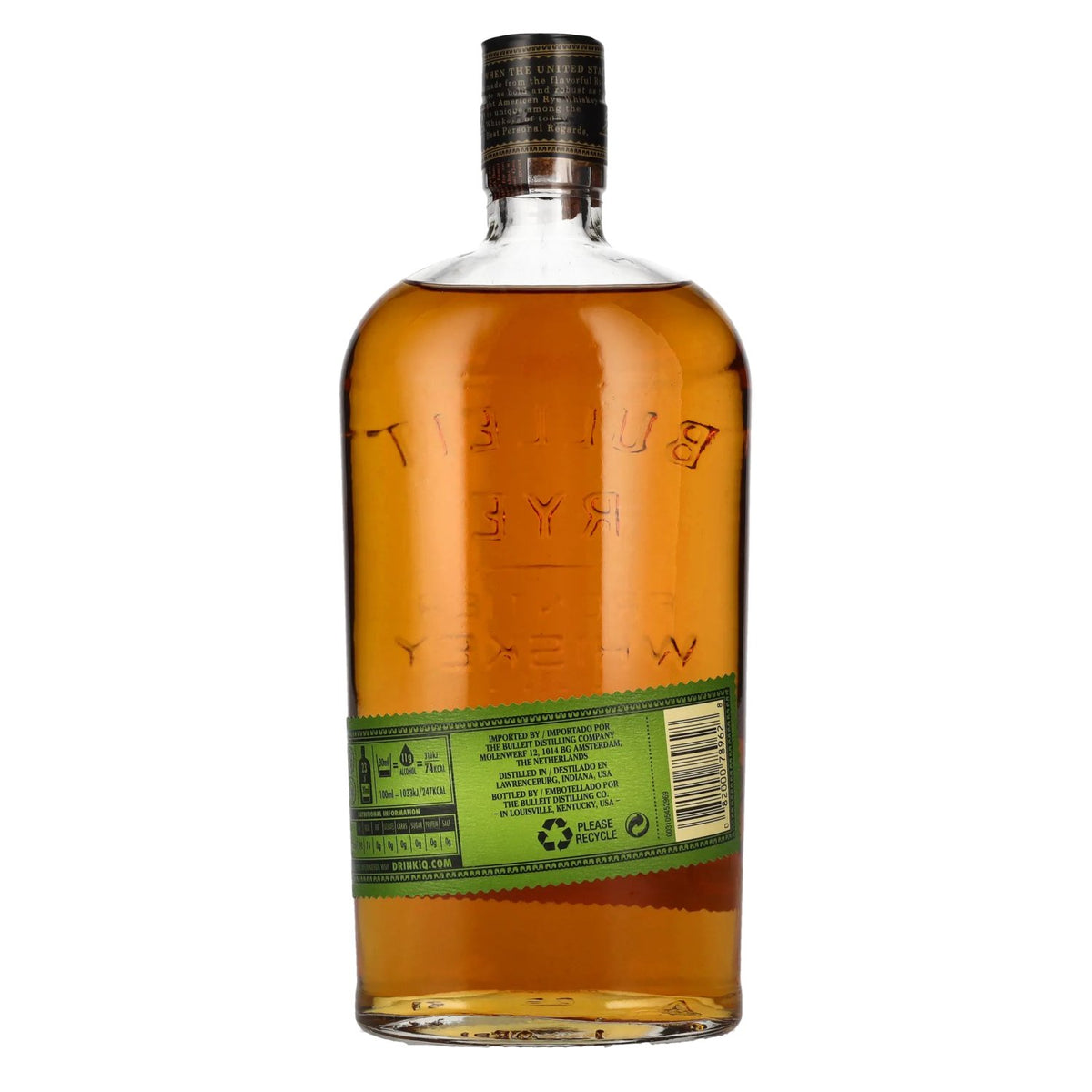 Bulleit Rye Small Batch American Whisky 45% ABV 0.7l