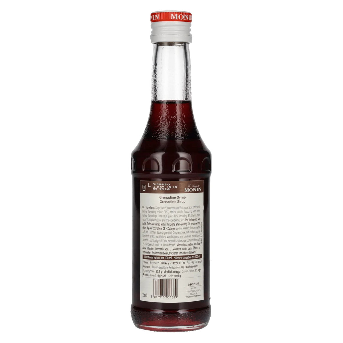 Le Sirop de Monin GRENADINE 0.25l