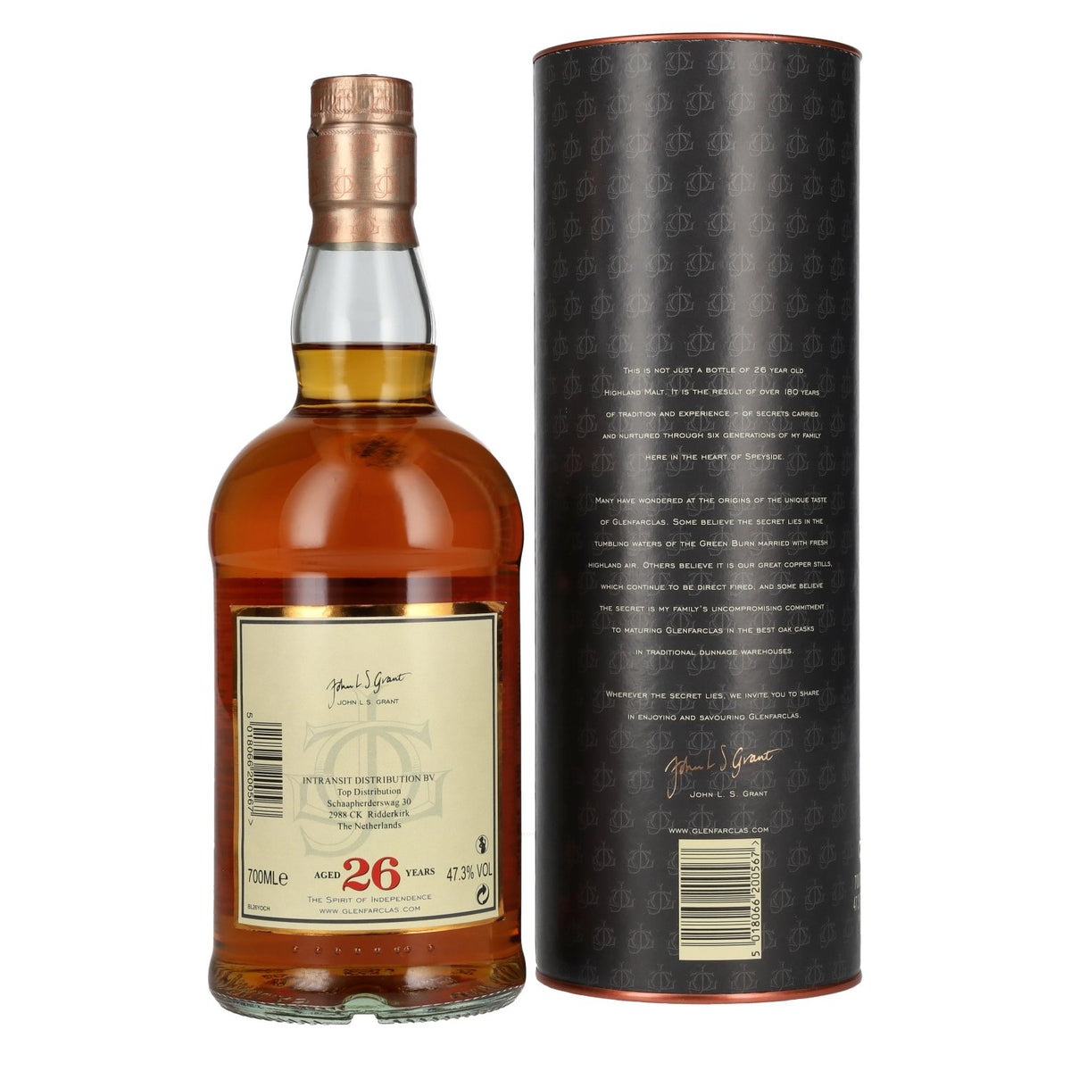 Glenfarclas 26 Years Old Oloroso Sherry Casks Highland Single Malt 47,3% Vol. 0,7l en boîte cadeau