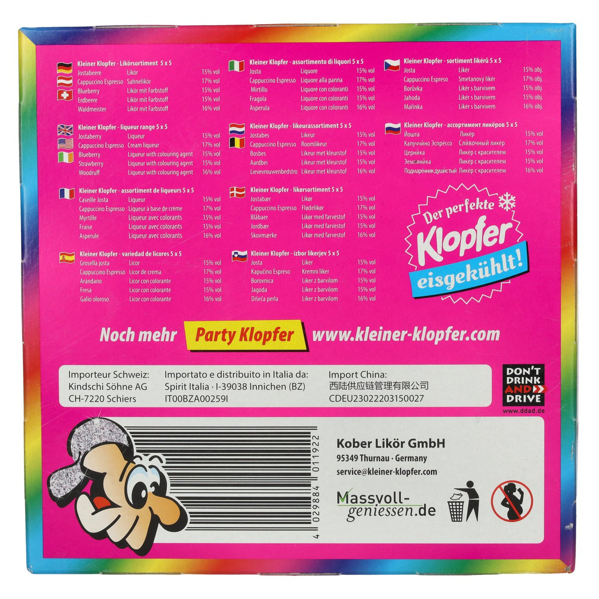 Kleiner Klopfer Lady Mix 15,6% Vol. 25x0,02l