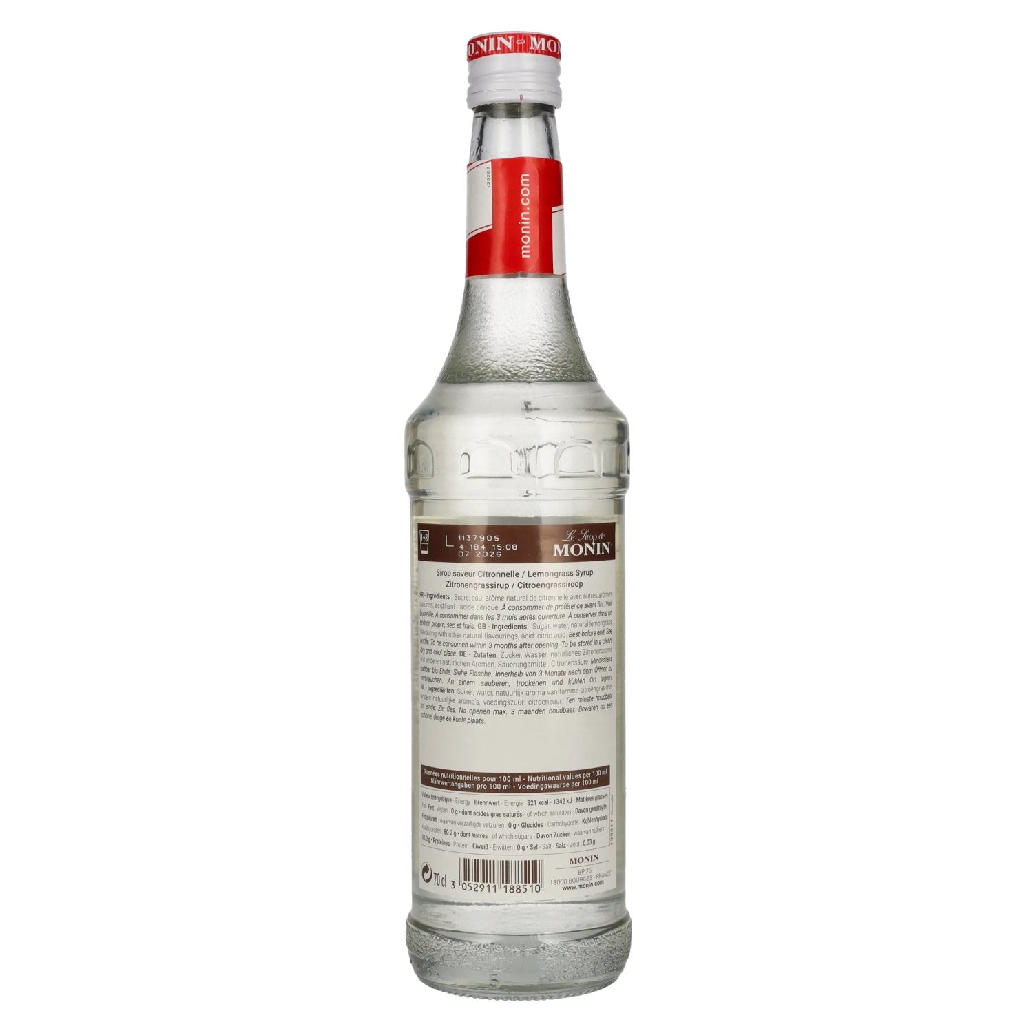 Le Sirop de Monin LEMON GRASS 0,7l
