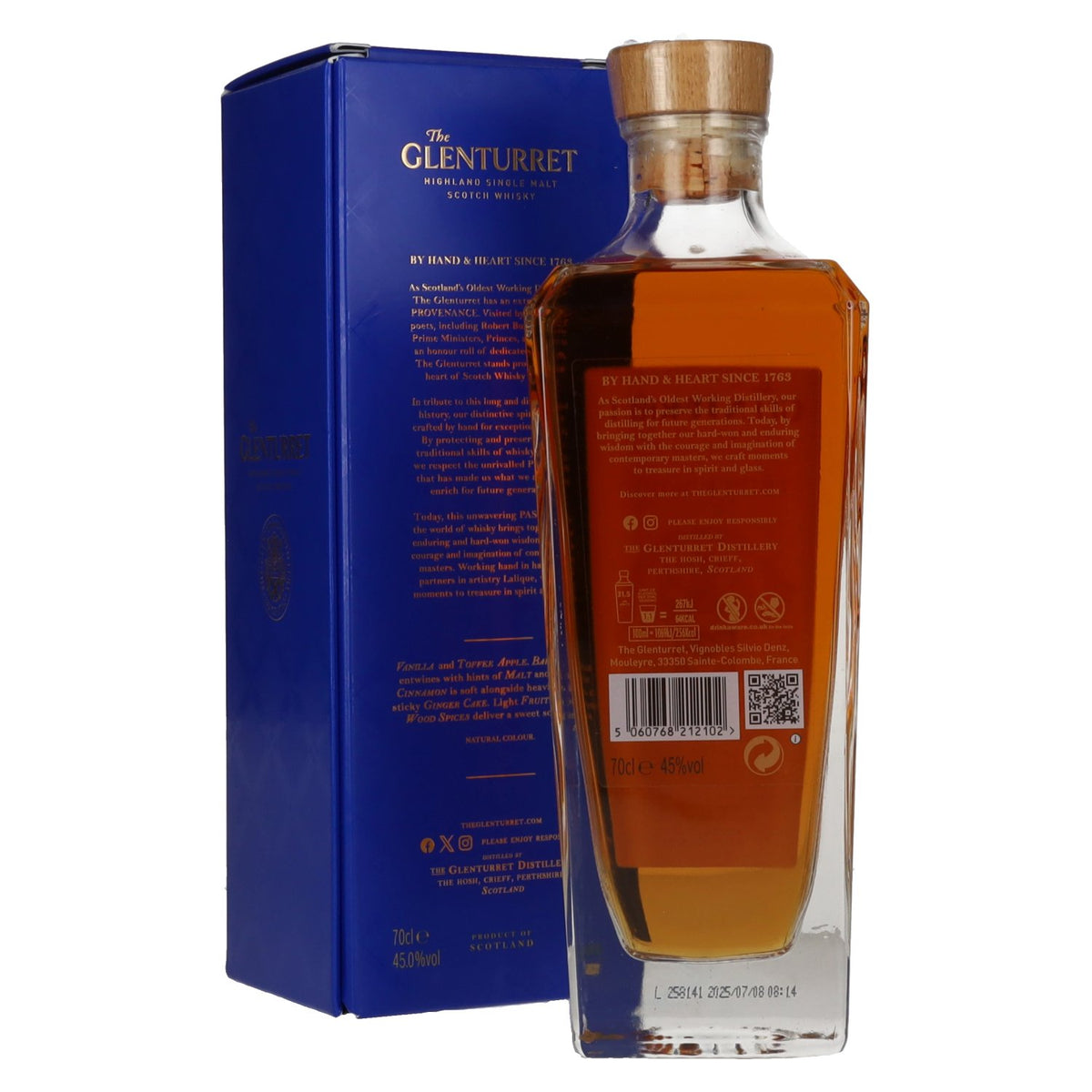 The Glenturret TRIPLE WOOD Release 2025 45% Vol. 0,7l in gift box
