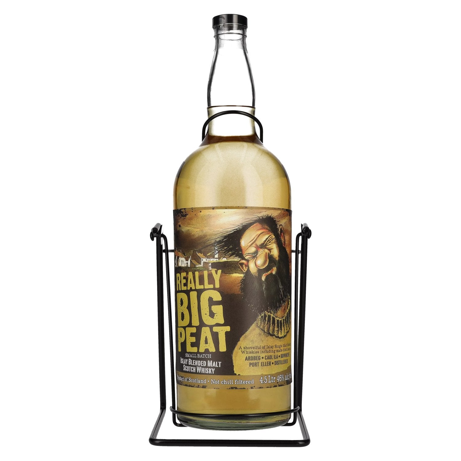 Douglas Laing BIG PEAT Islay Blended Malt 46% Vol. 4,5l with swivelling stand